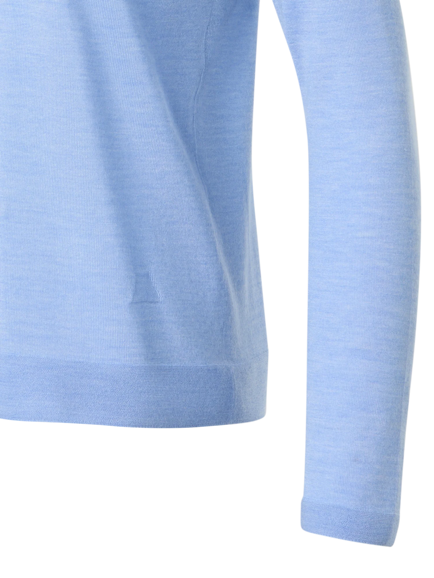 Seamless Crew Neck Sweater in Cashmere Silk - Image 4