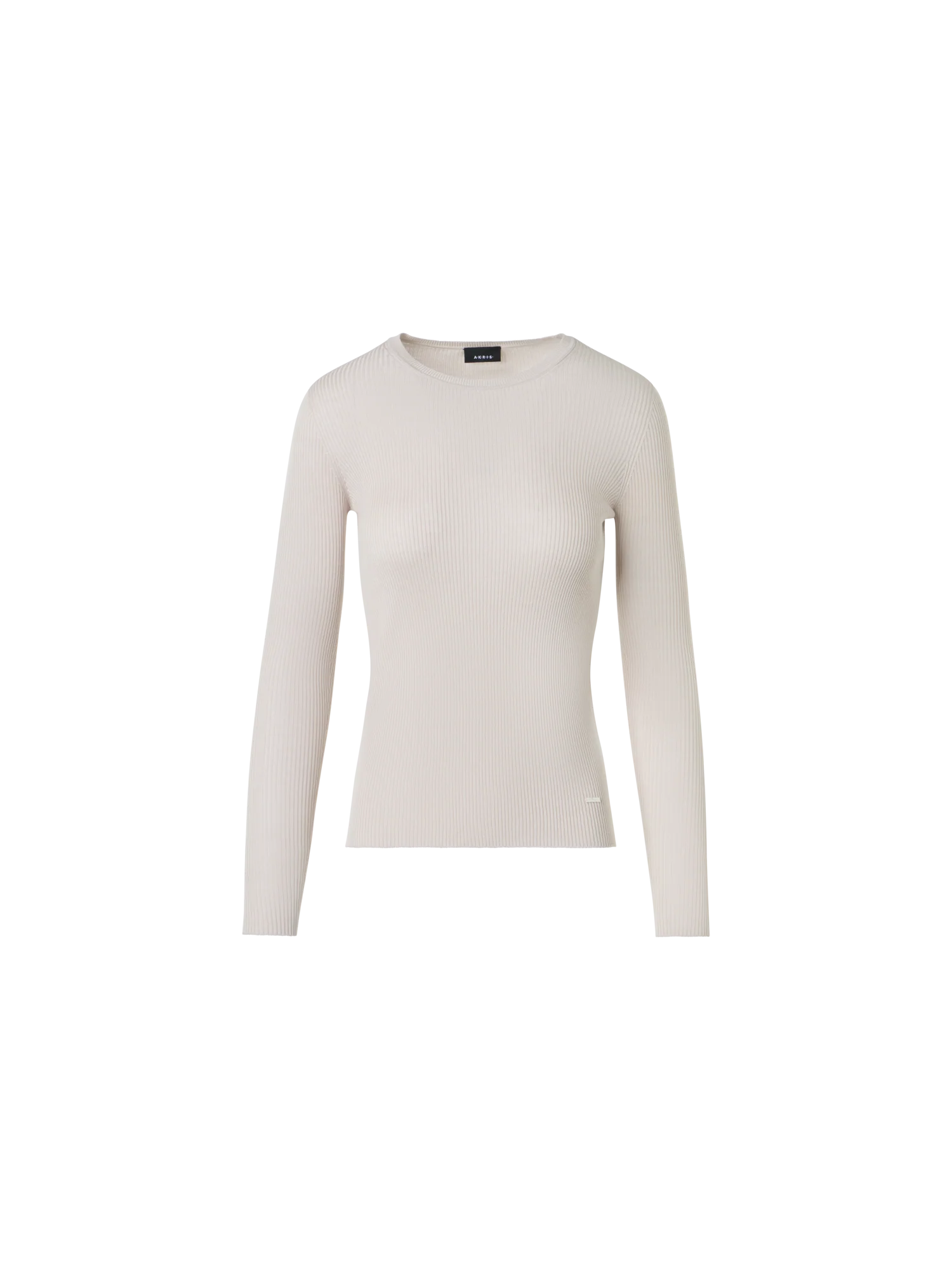 Seamless Silk Cotton Knit Sweater