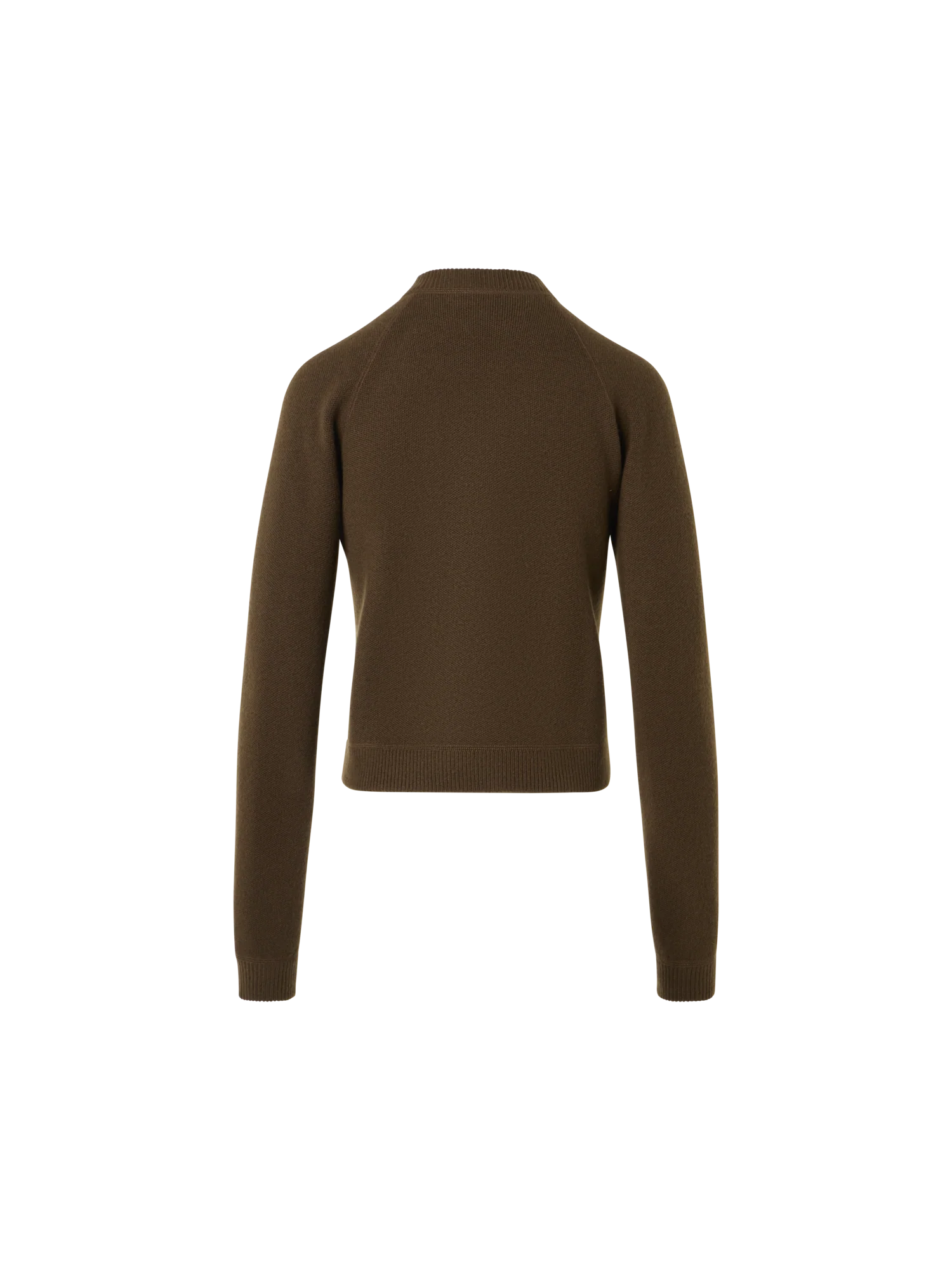 Short Cashmere Piqué Cardigan - Image 5