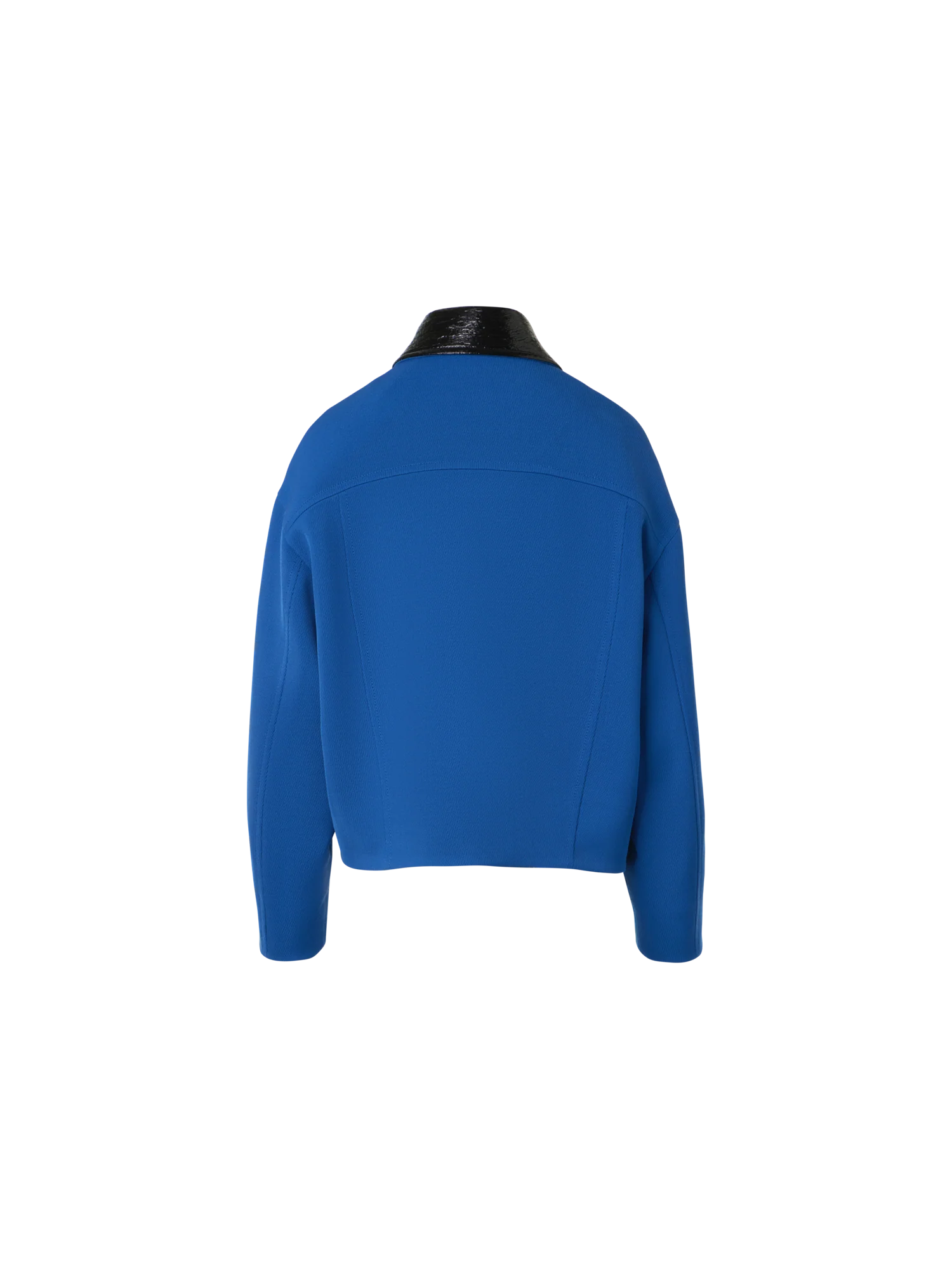 Short Jacket in Heavy Wool Tricotine - Image 4