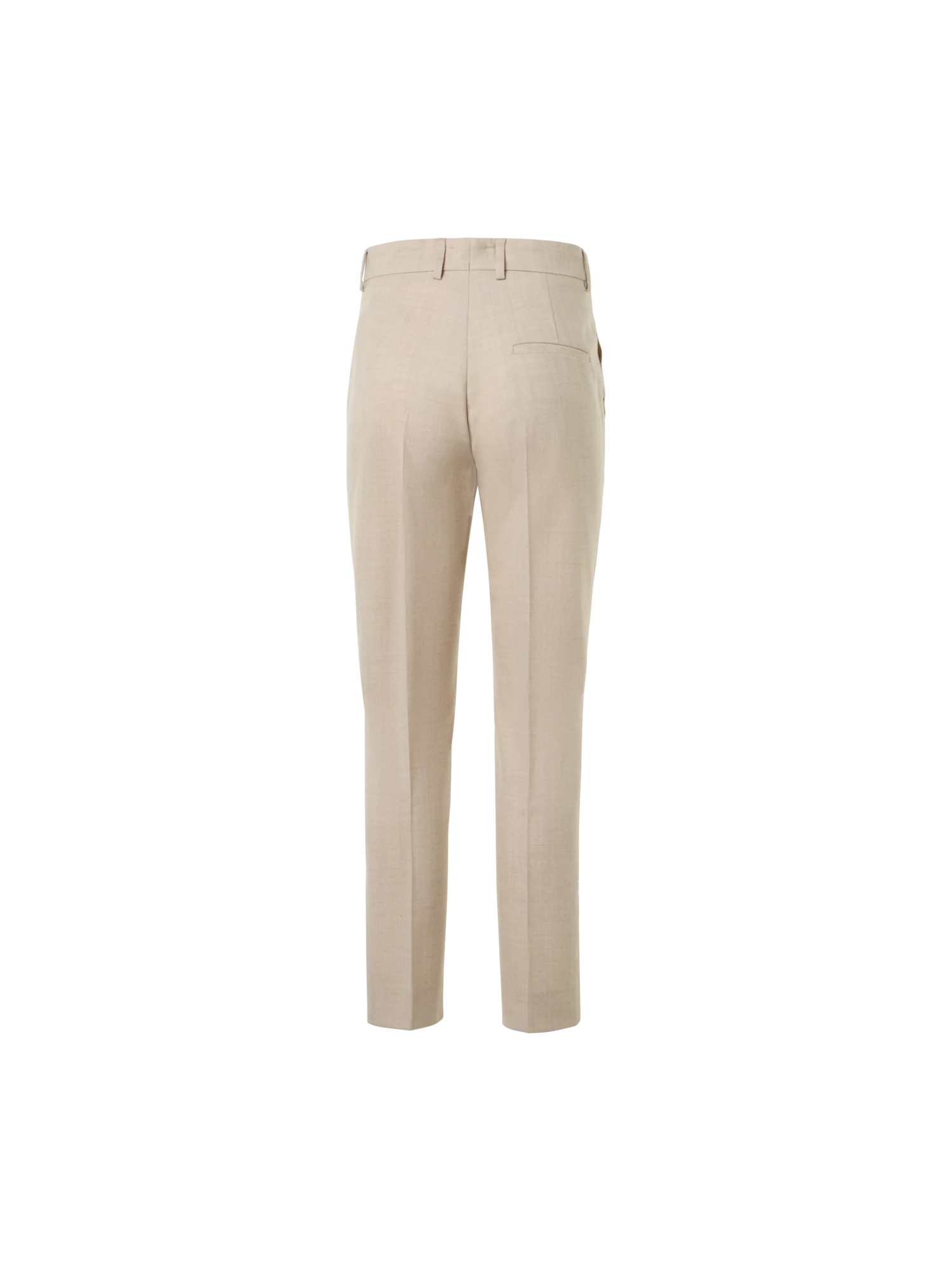 Tapered Wool Stretch Flannel Ankle Pants - Image 6