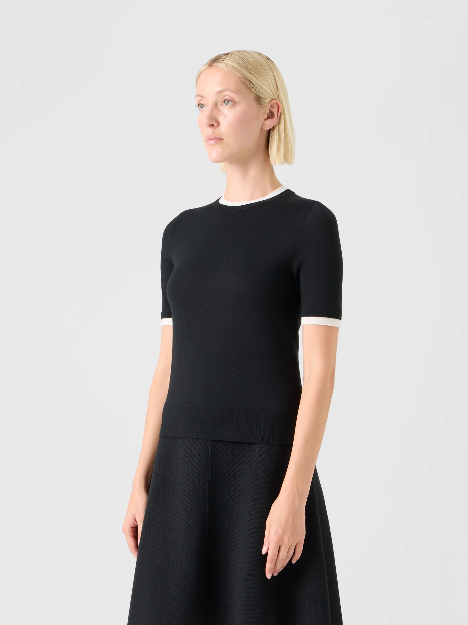 Trompe l’Oeil Layered Wool Sweaterl - Image 4