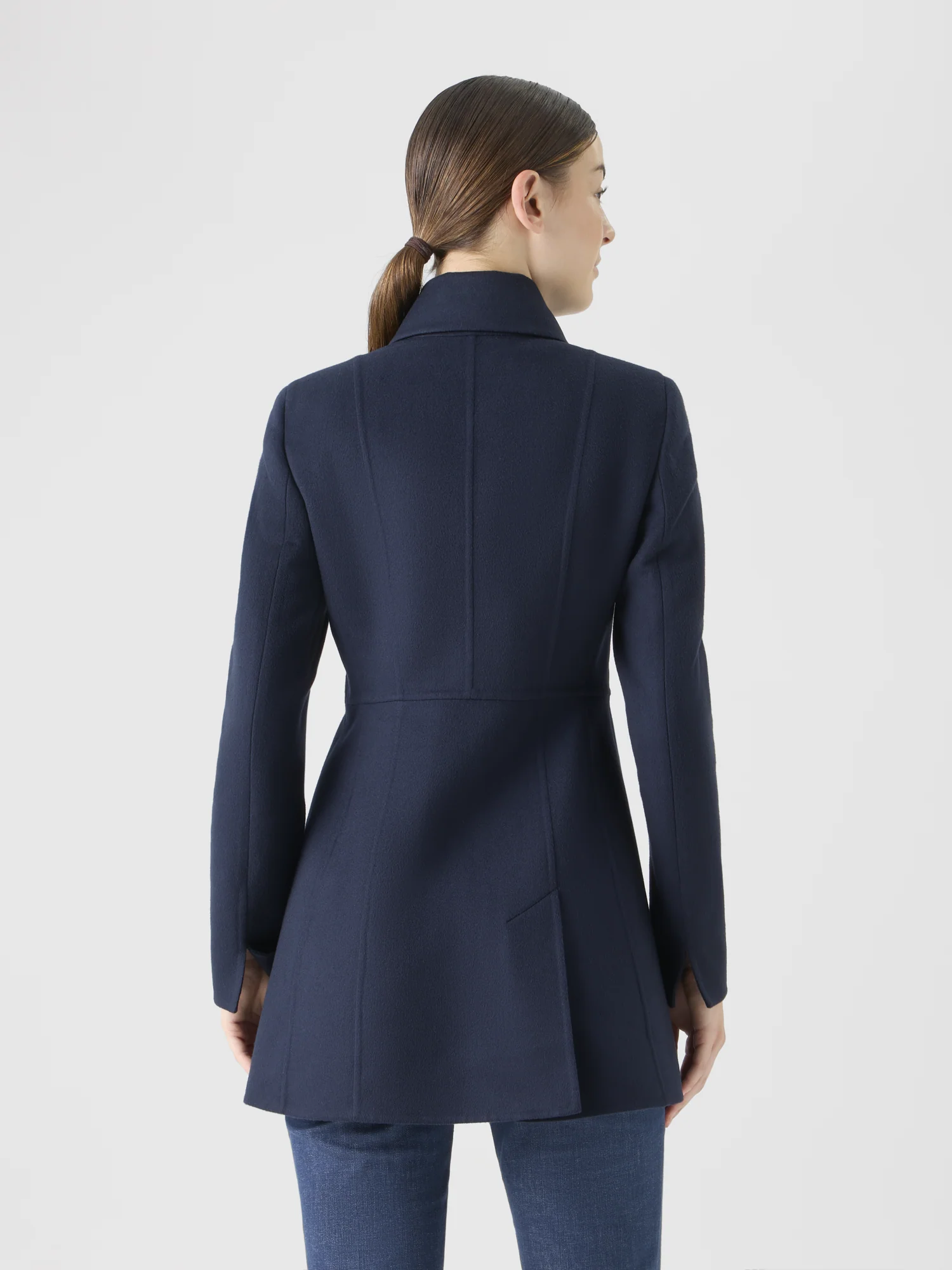 Wool Double-Face Short Coat - Image 5