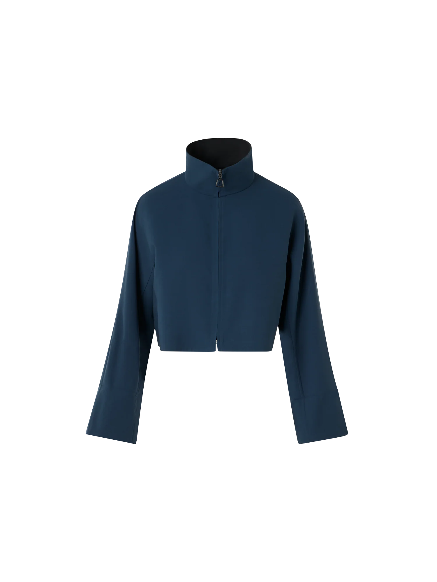 Cropped Jacket in Cotton Double-Face