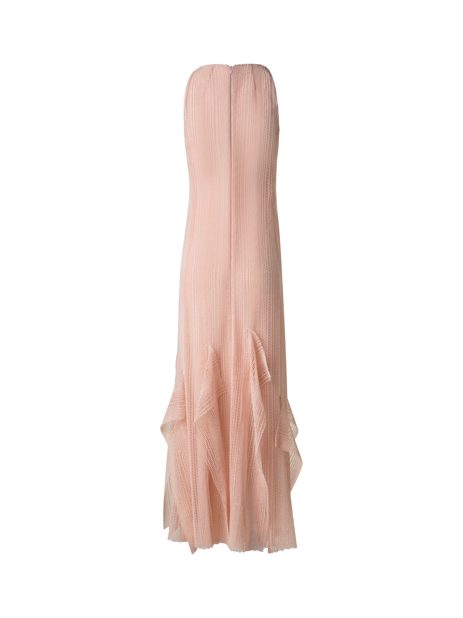 Dégradé Stripe Embroided Evening Dress - Image 4