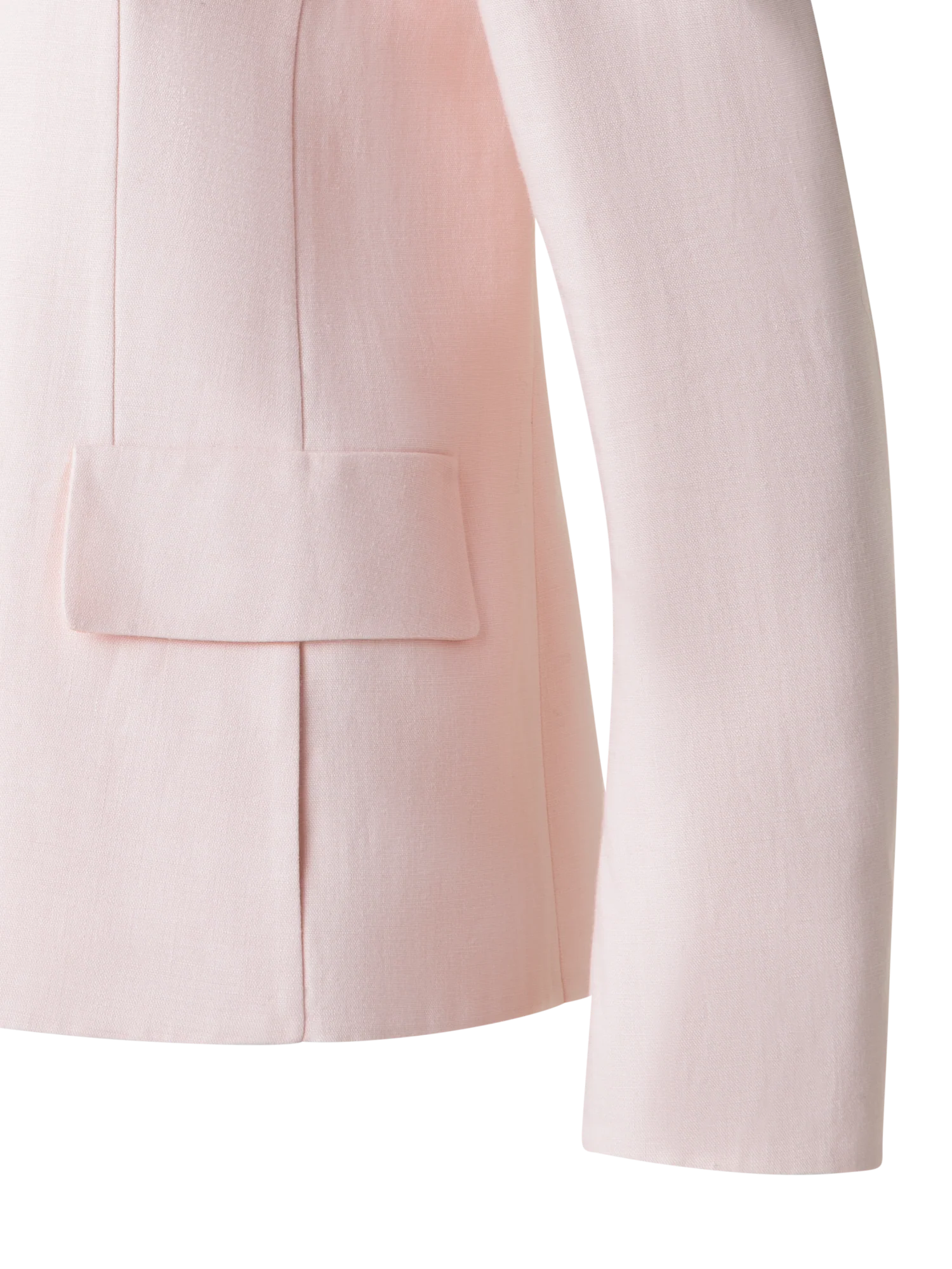 Double-Breasted Blazer in Linen Double-Face - Image 3