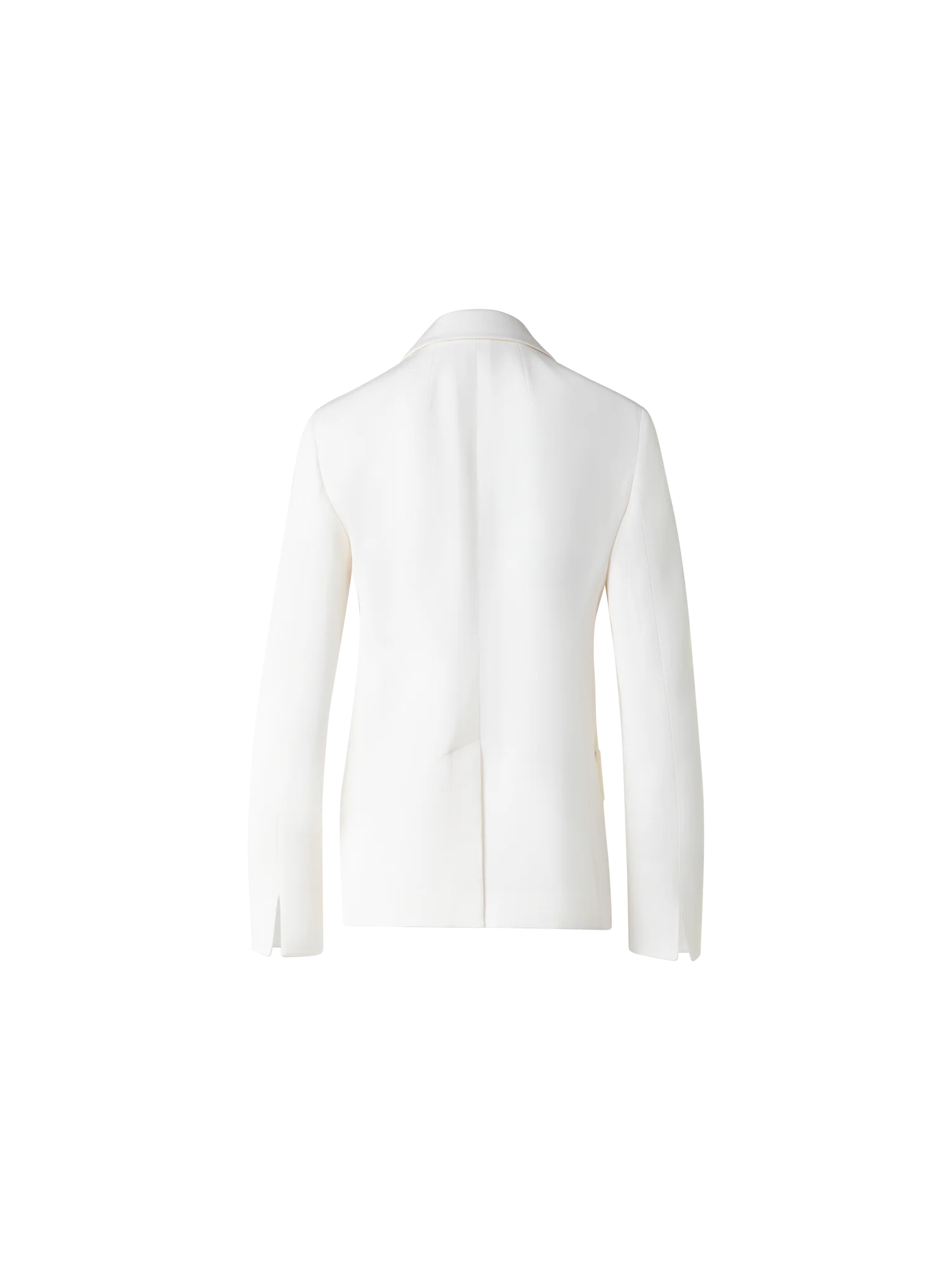 Double-Breasted Blazer in Silk Shantung - Image 4