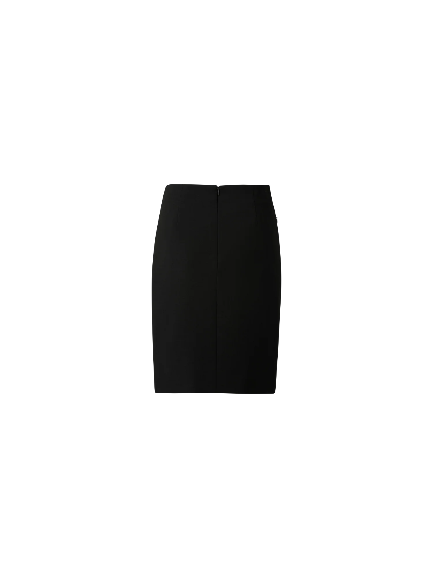 Wool Double-Face Pencil Skirt with Zip Pockets - Image 2