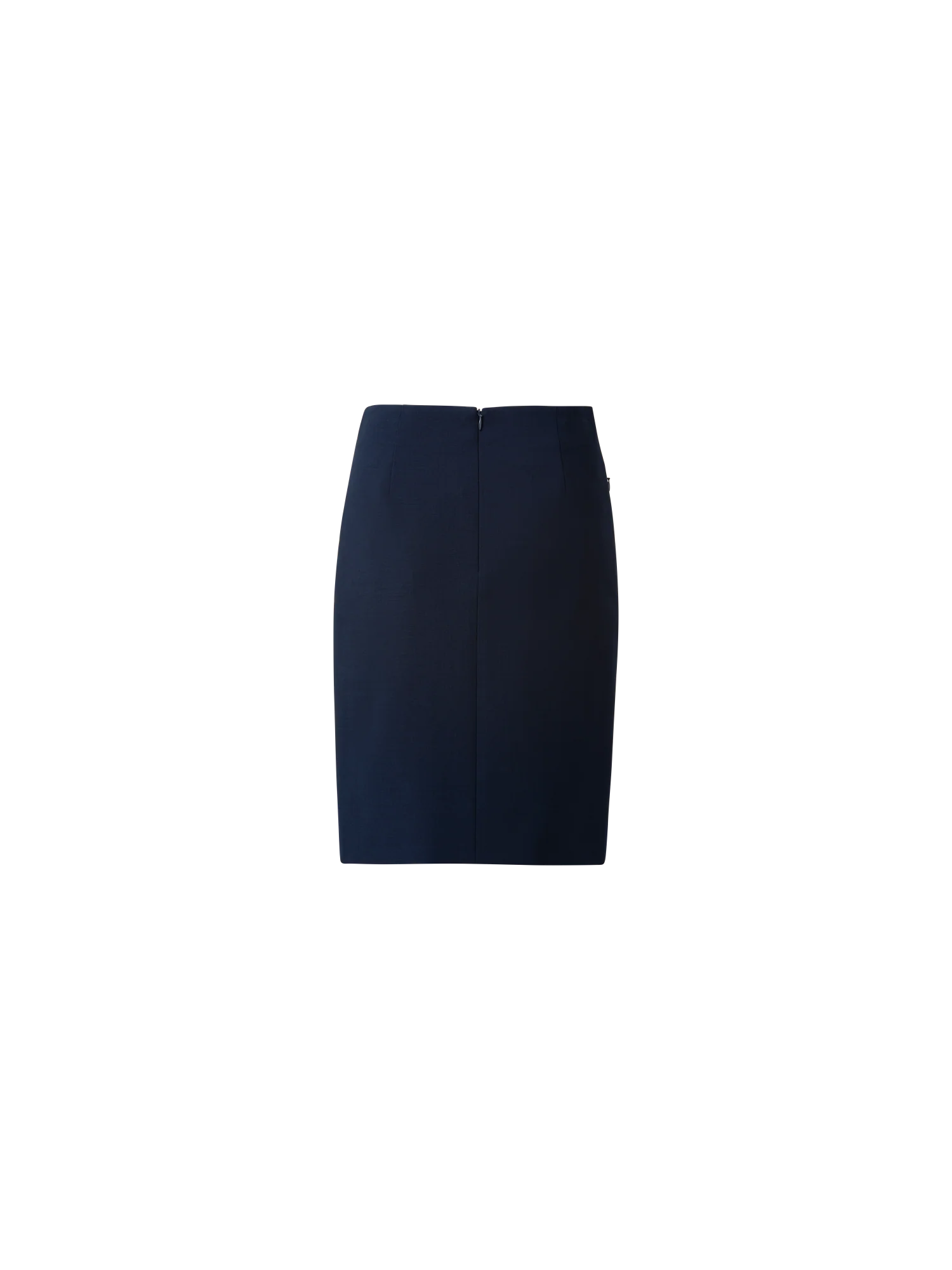 Wool Double-Face Pencil Skirt with Zip Pockets - Image 2