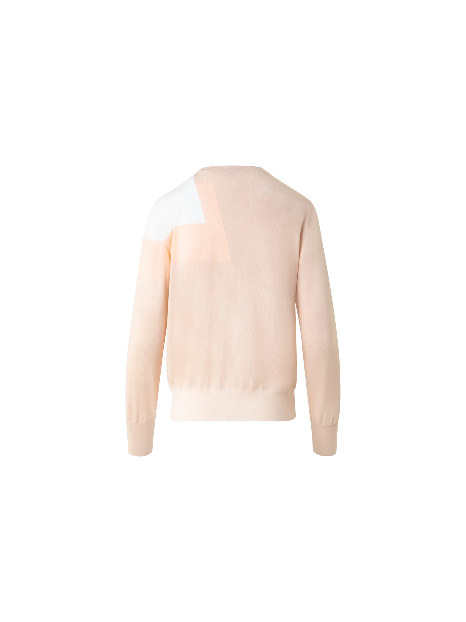 Double Layer Intarsia Long Sleeves Sweater - Image 3