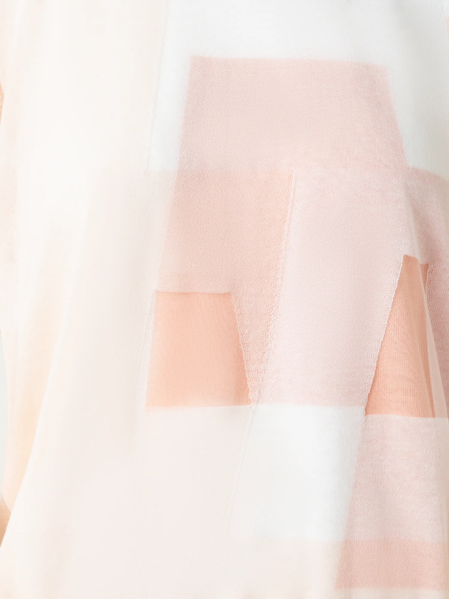 Double Layer Intarsia Long Sleeves Sweater - Image 5