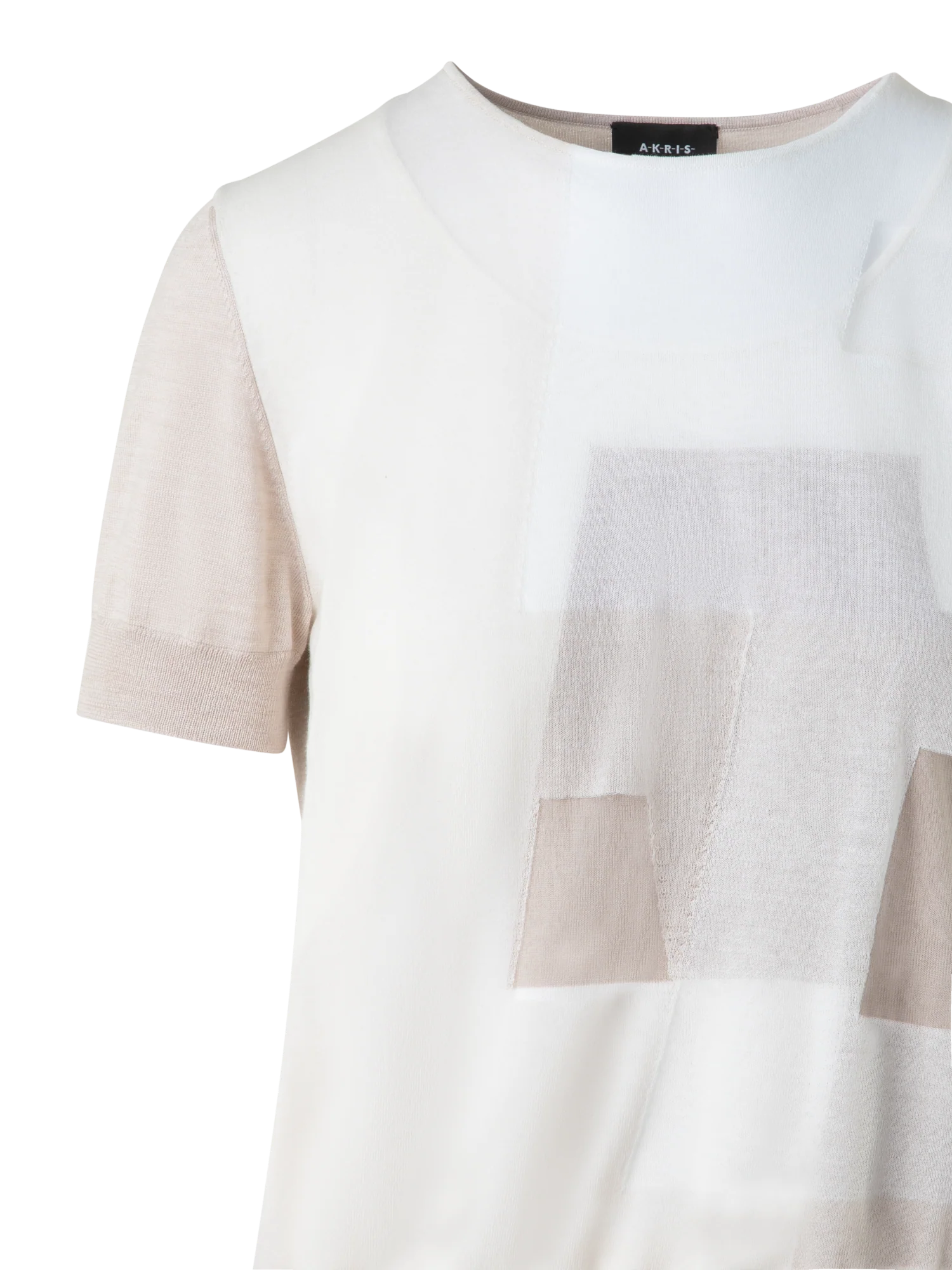 Double Layer Intarsia Knit Sweater - Image 4