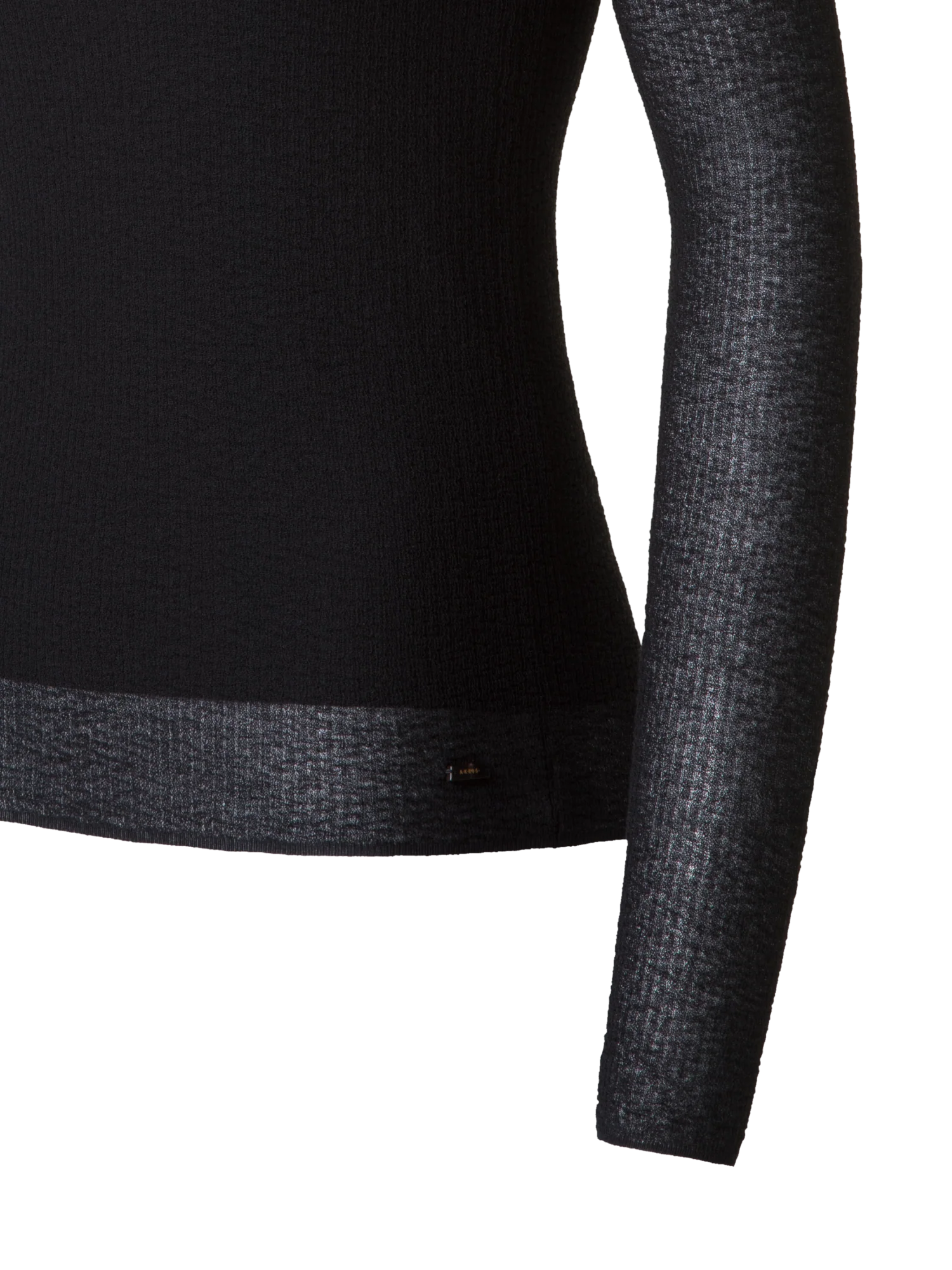 Double Layered Knit Sweater in Sheer Cotton - Image 3