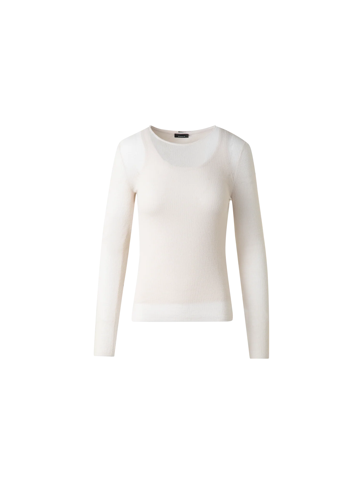 Double Layered Knit Sweater in Sheer Cotton