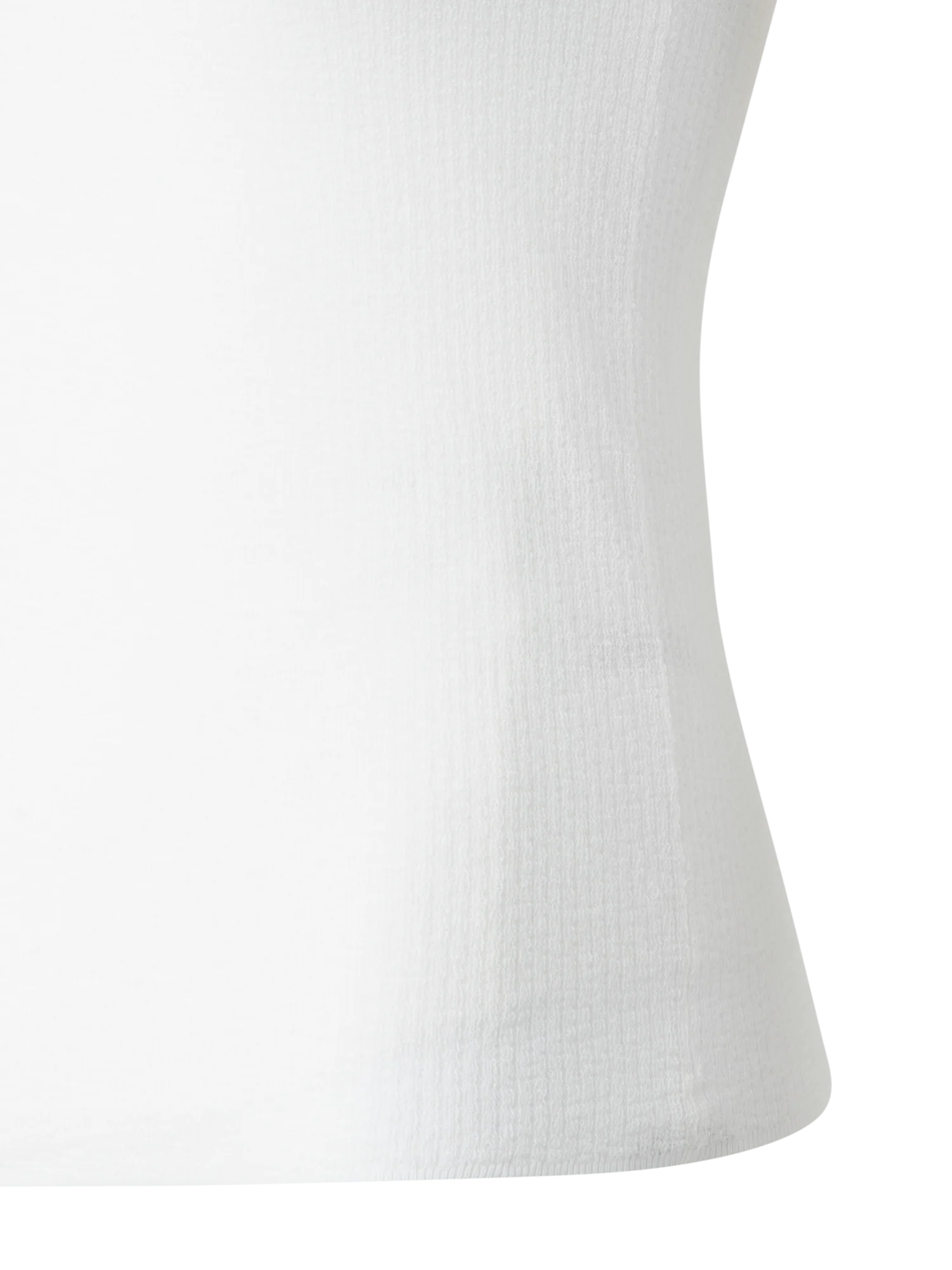 Double Layered Knit Top in Sheer Cotton - Image 2