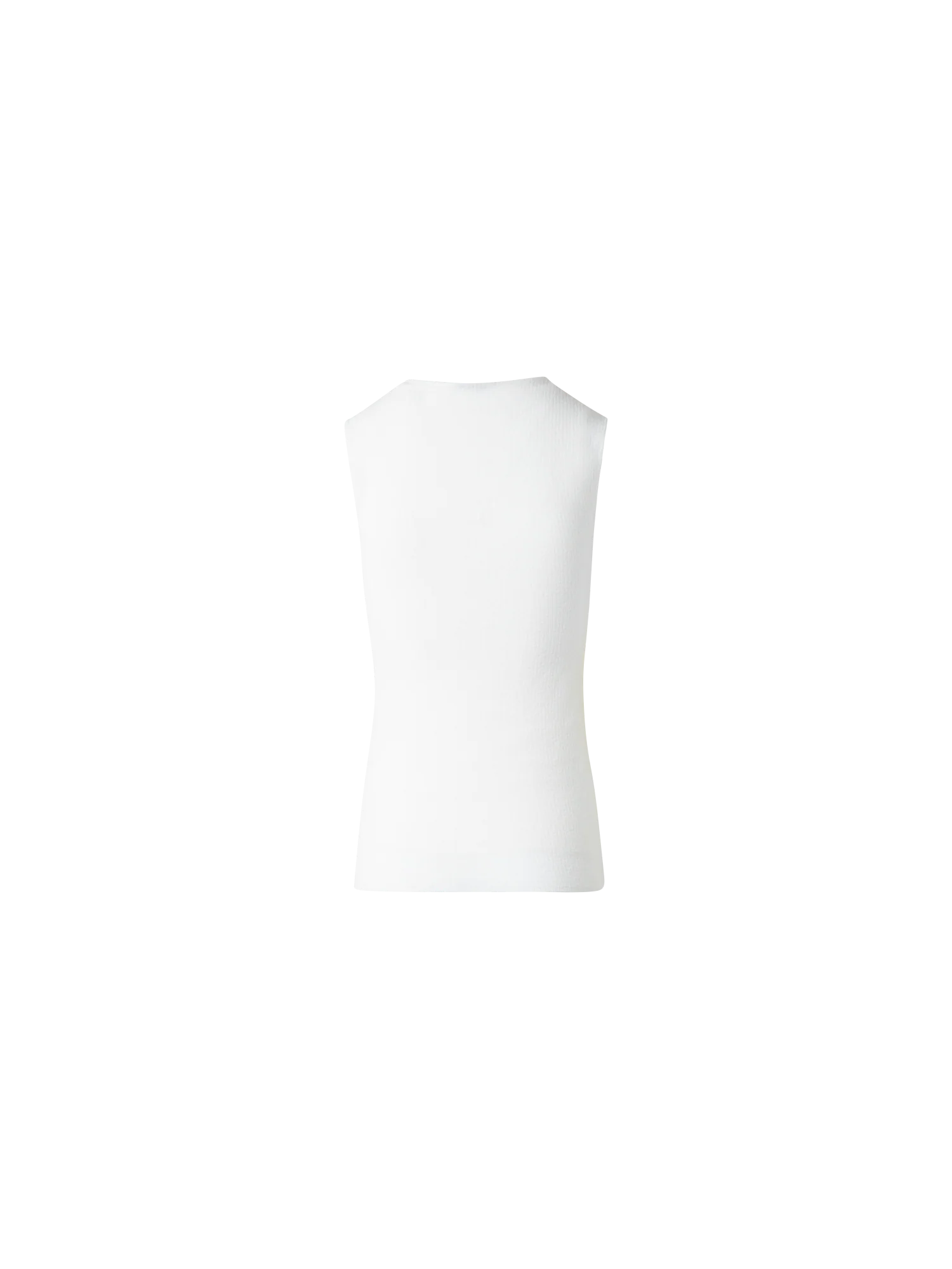 Double Layered Knit Top in Sheer Cotton - Image 3