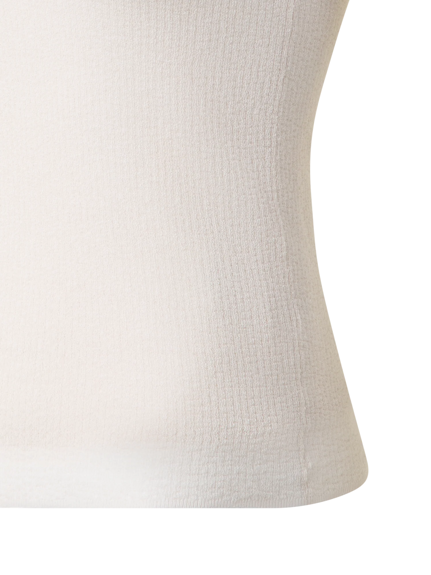 Double Layered Knit Top in Sheer Cotton - Image 2