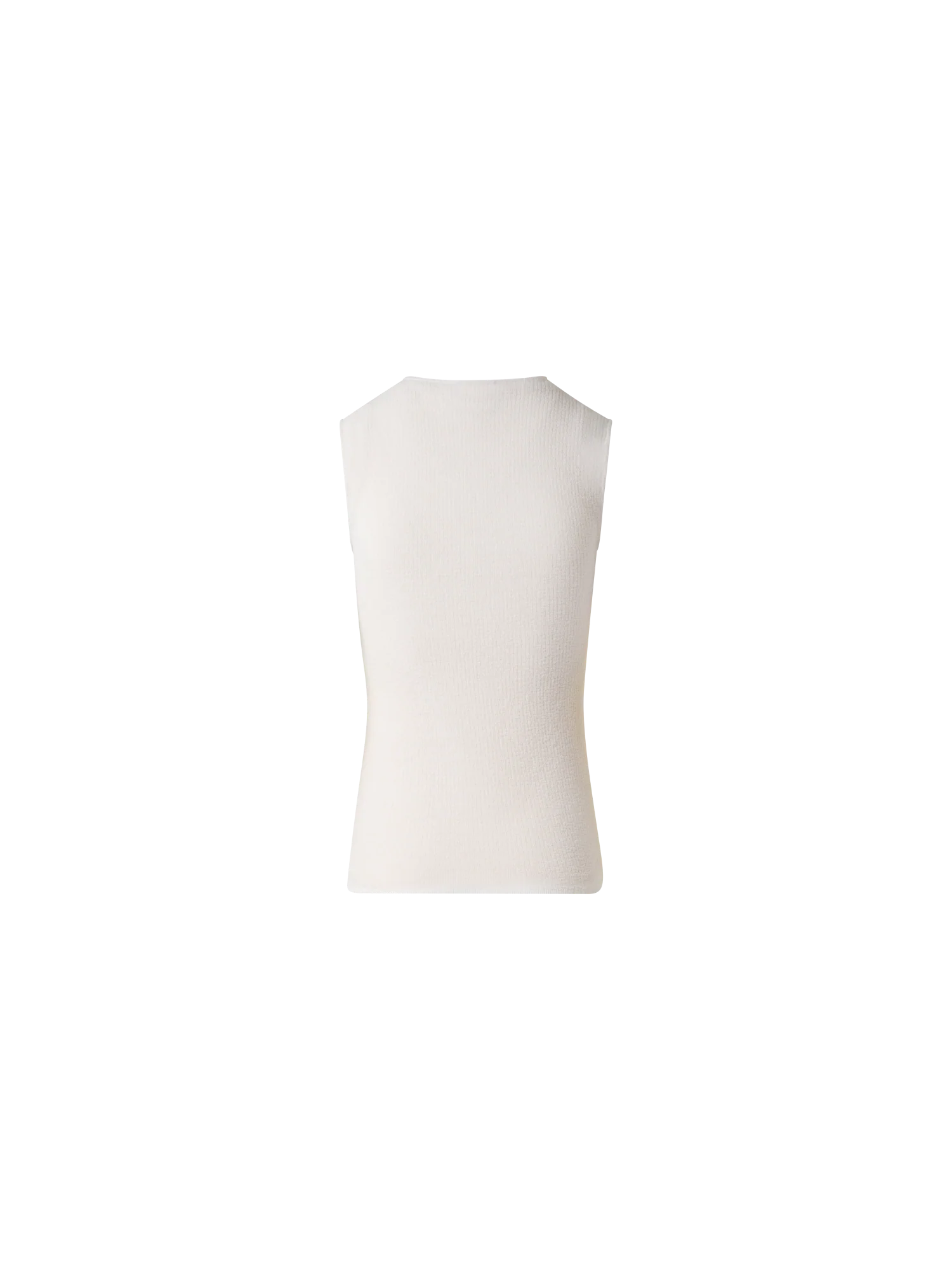 Double Layered Knit Top in Sheer Cotton - Image 3