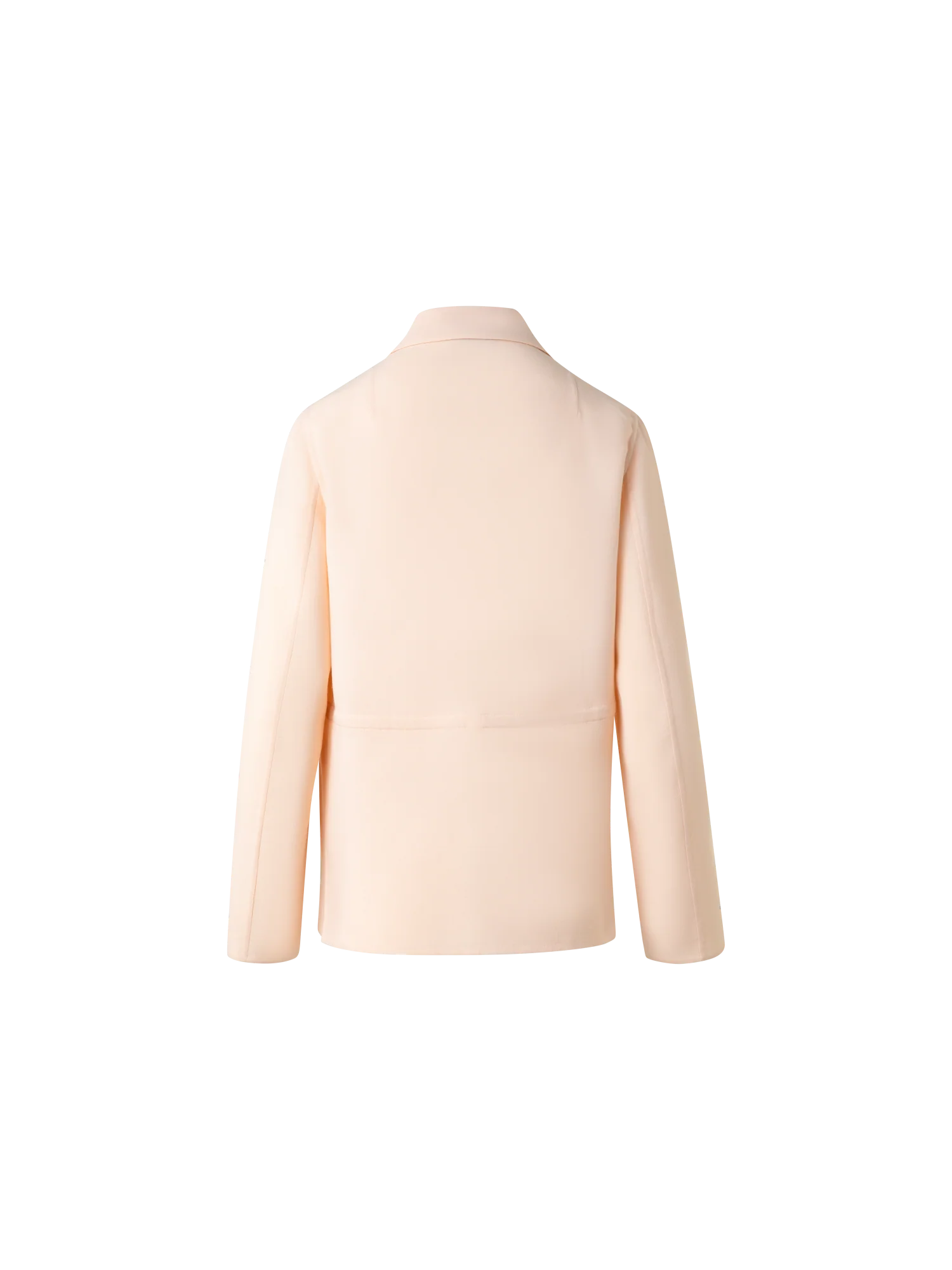 Drawstring Shirt Jacket in Wool Double-Face - Image 4