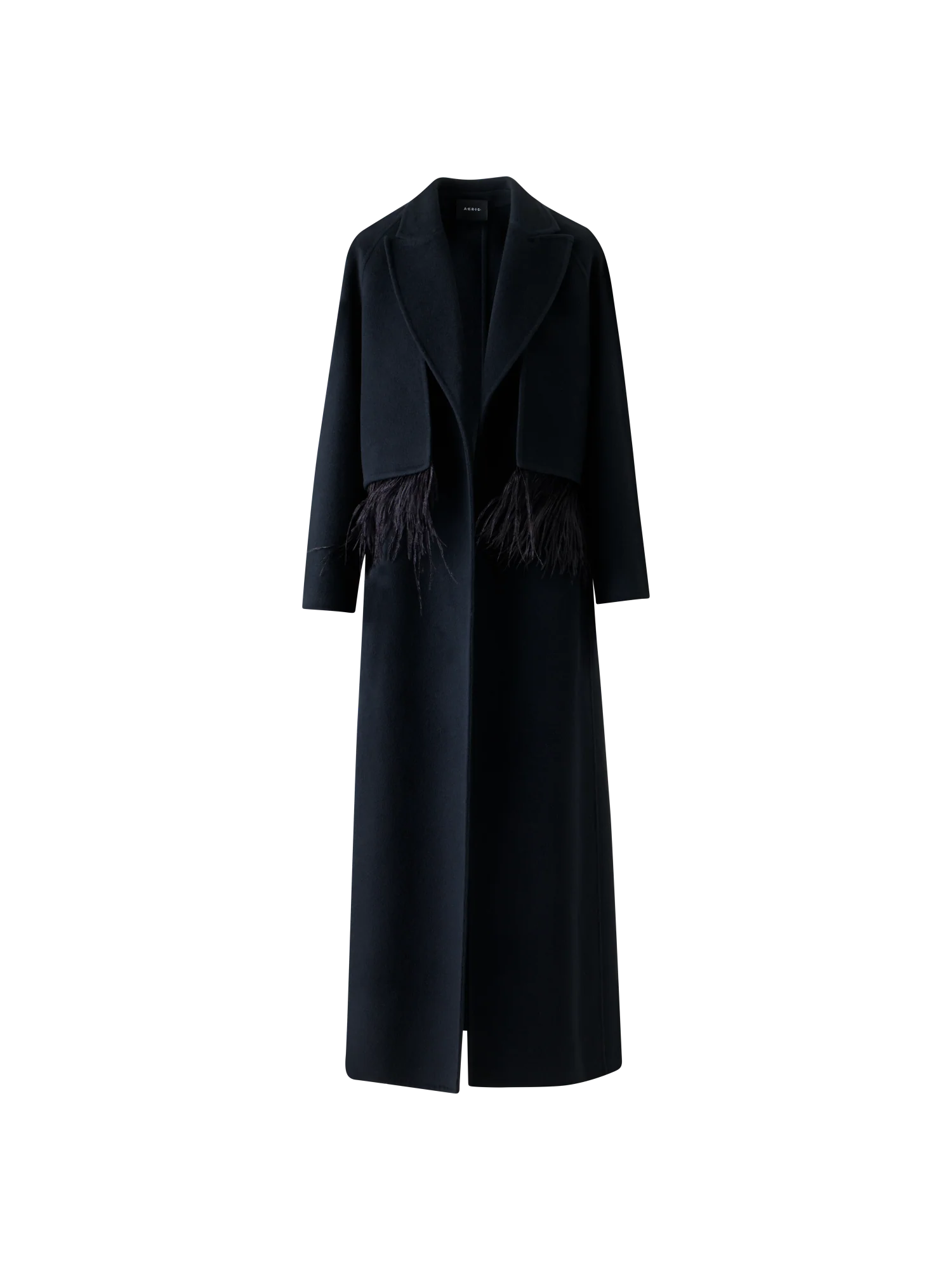 Duo Coat - Vest and Bolero with Feather Detail