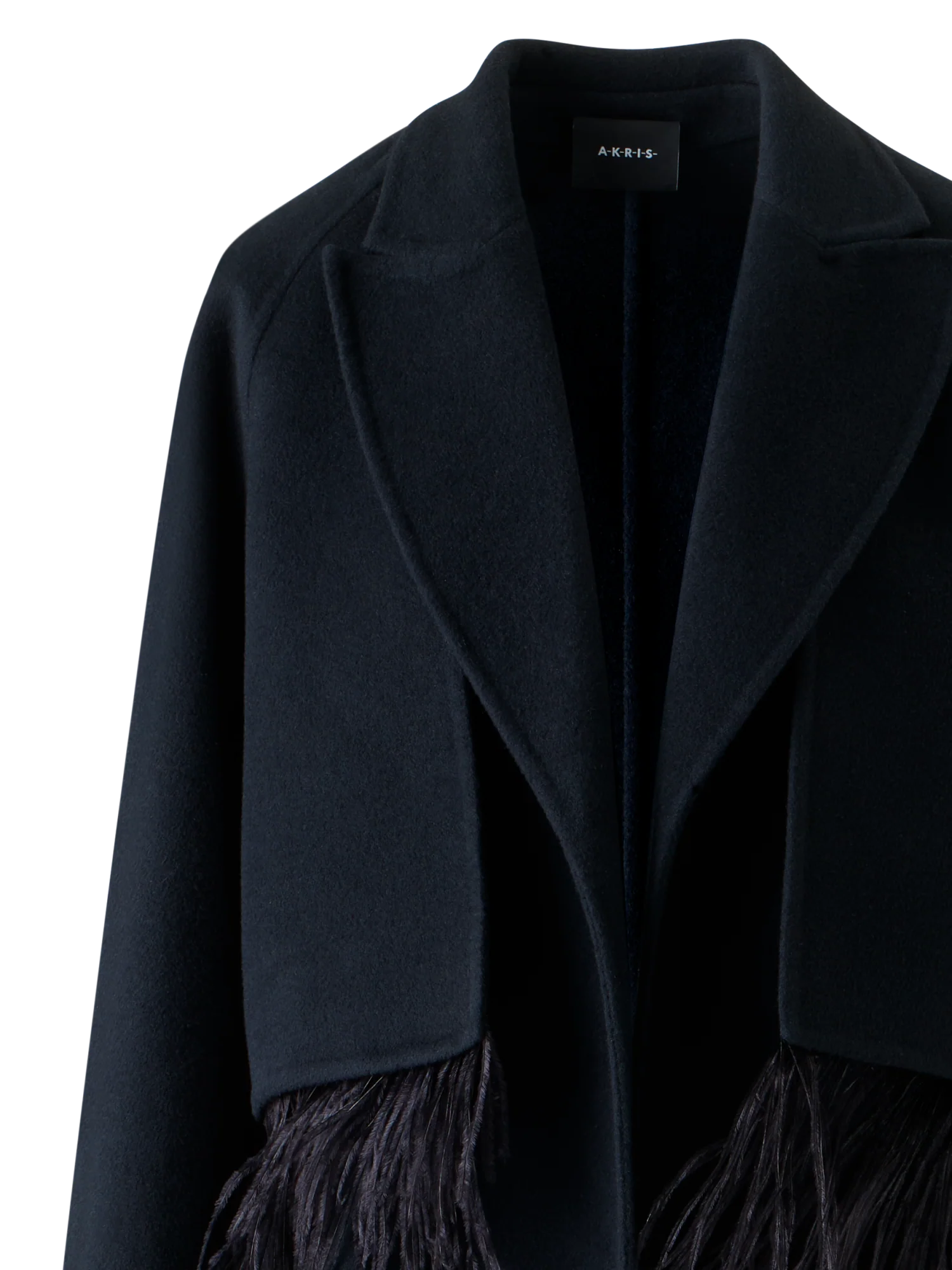 Duo Coat - Vest and Bolero with Feather Detail - Image 6