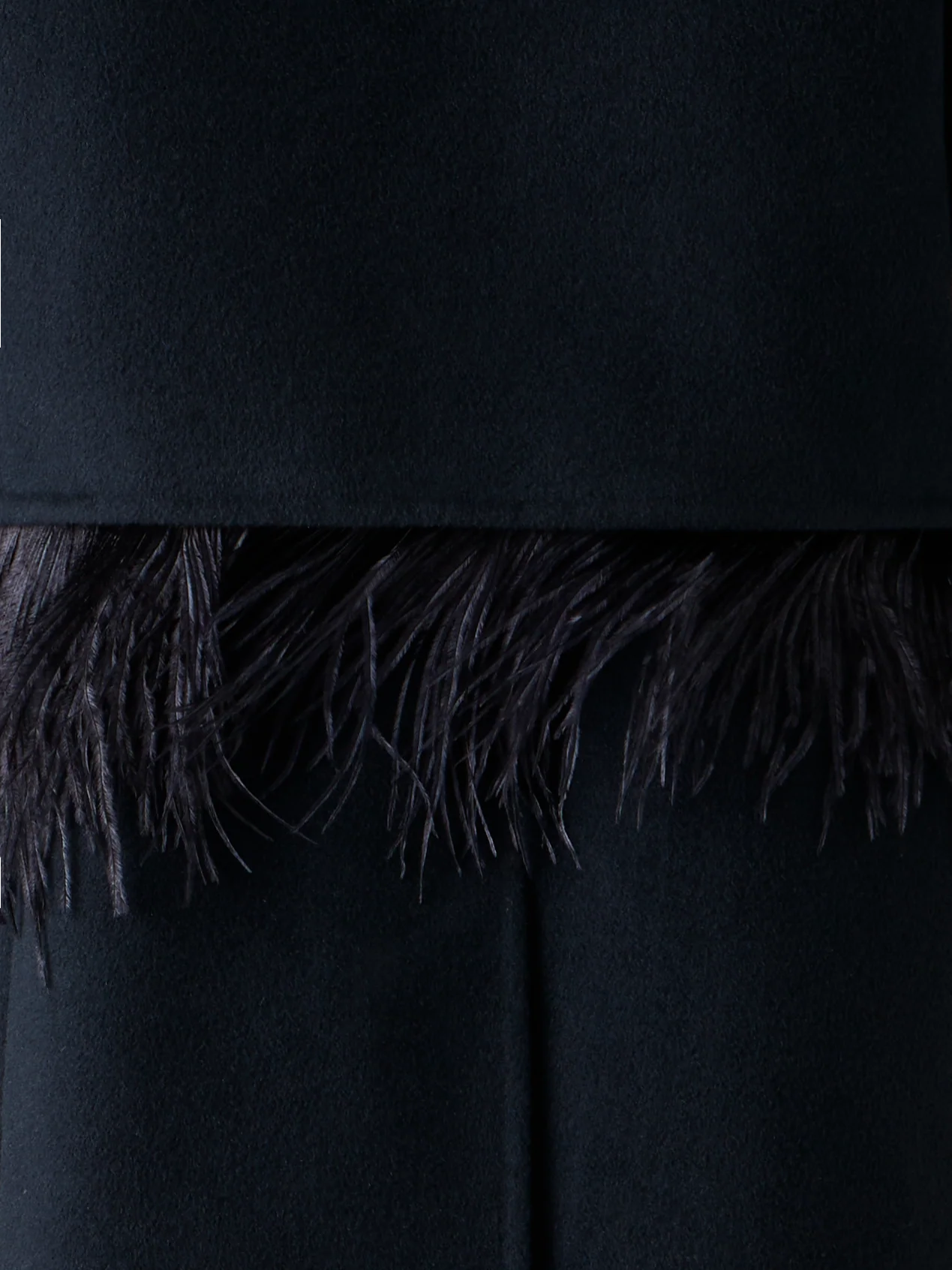Duo Coat - Vest and Bolero with Feather Detail - Image 8