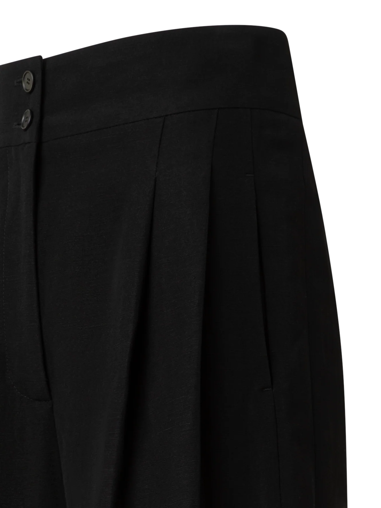 Extra Wide Palazzo Viscose Linen Blend Pants - Image 3