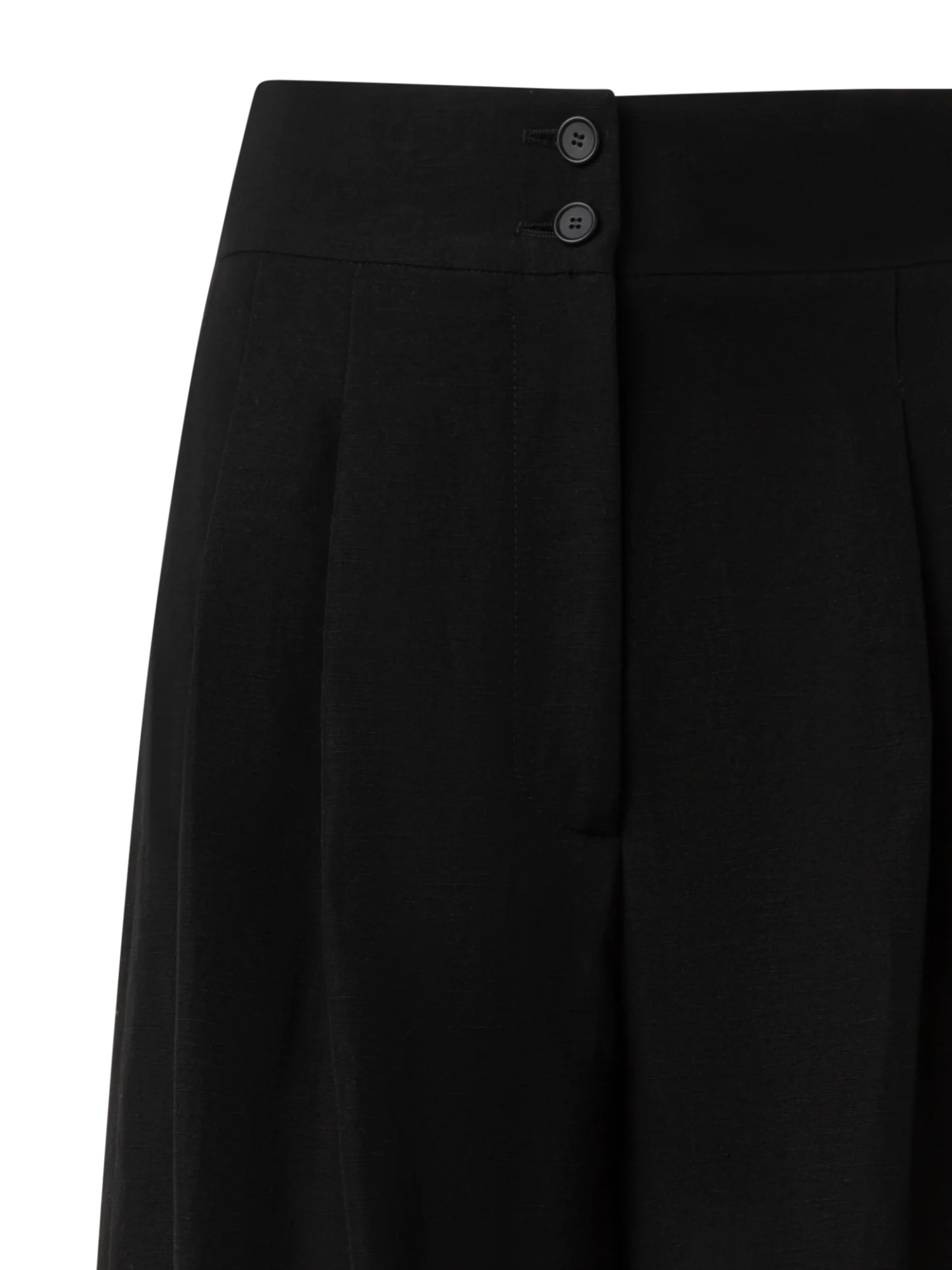 Extra Wide Palazzo Viscose Linen Blend Pants - Image 5