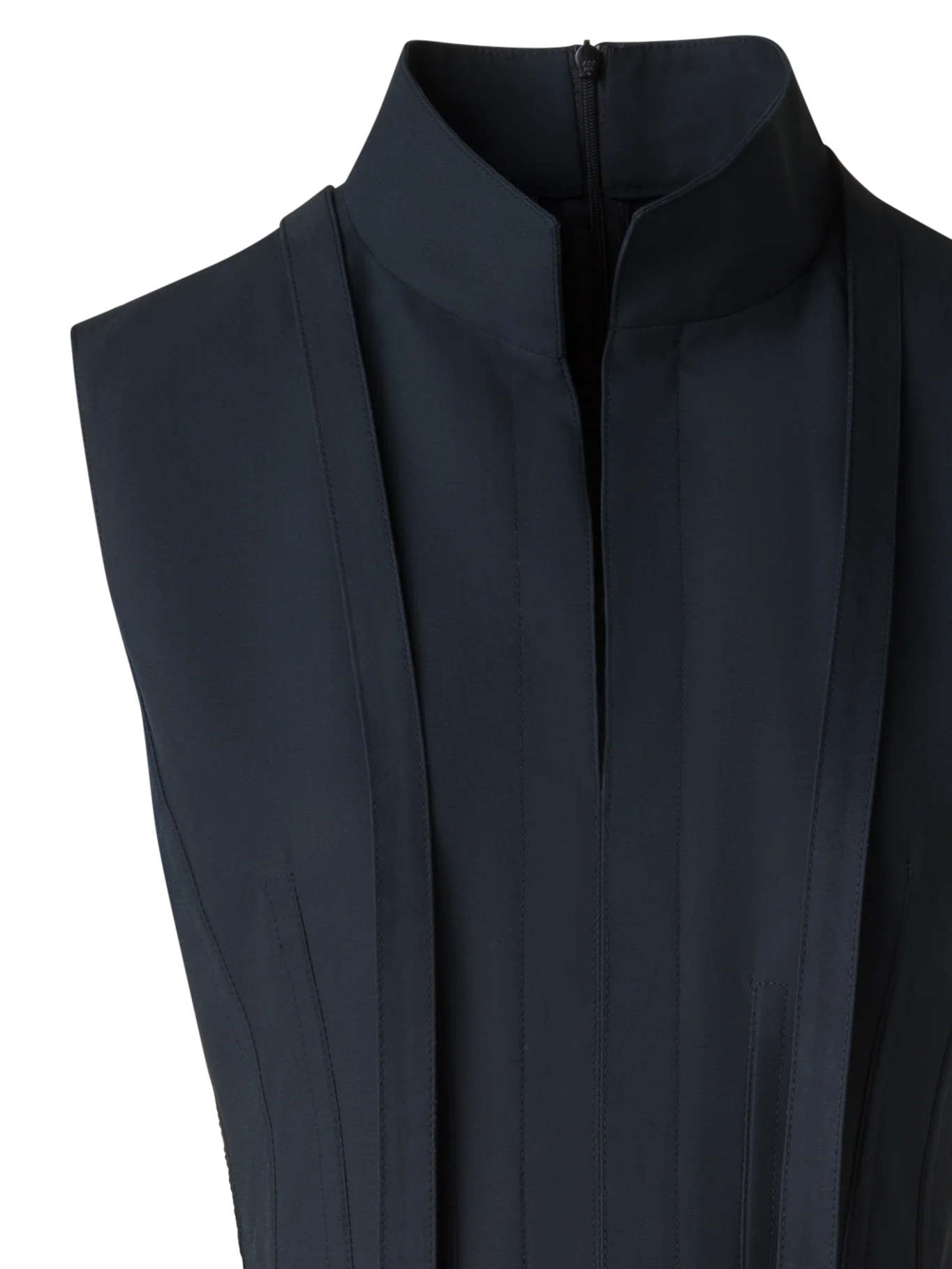 Fit-and-Flare Cotton Midi Dress with Bow - Image 5