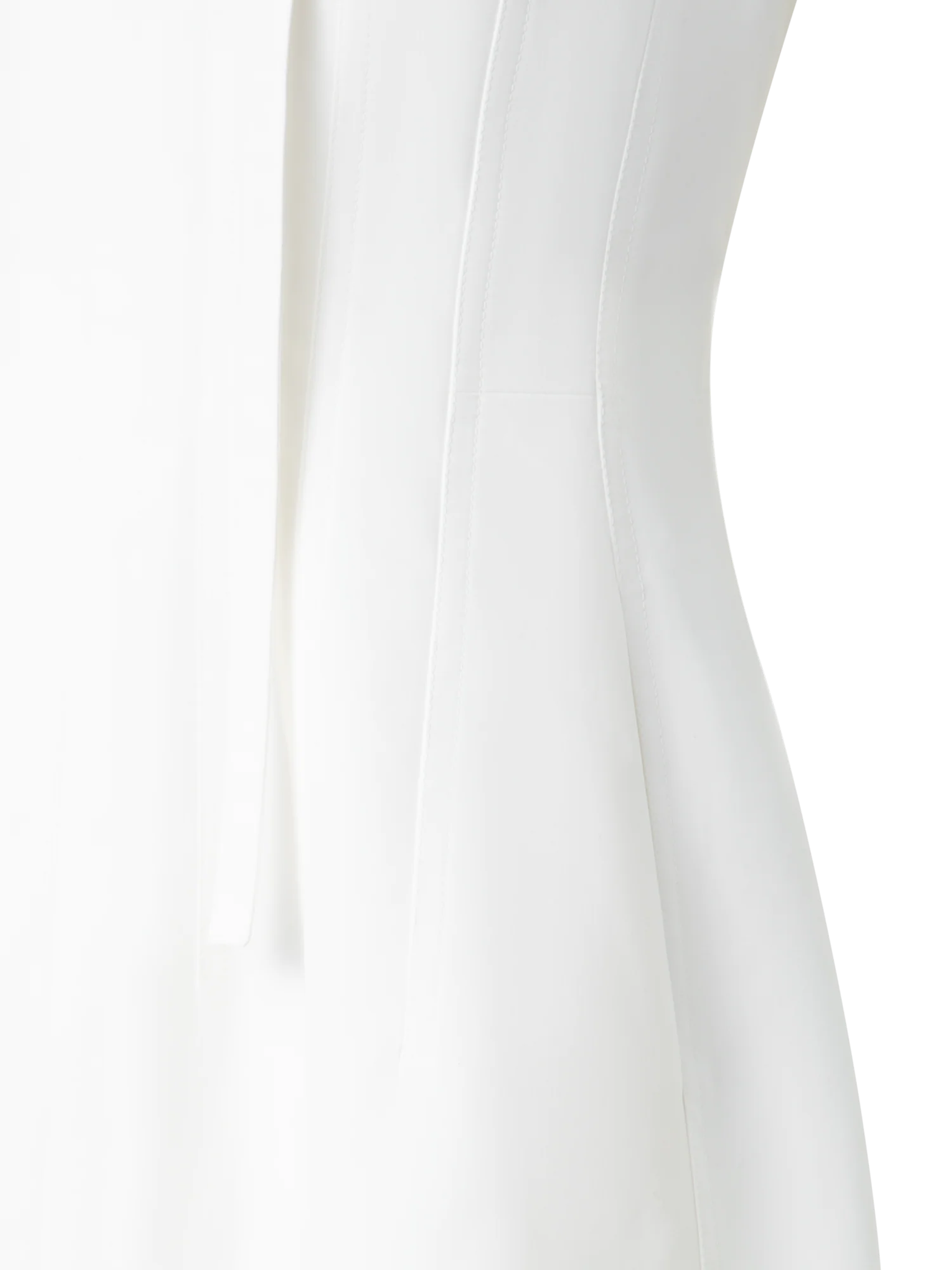Fit-and-Flare Cotton Midi Dress with Bow - Image 3