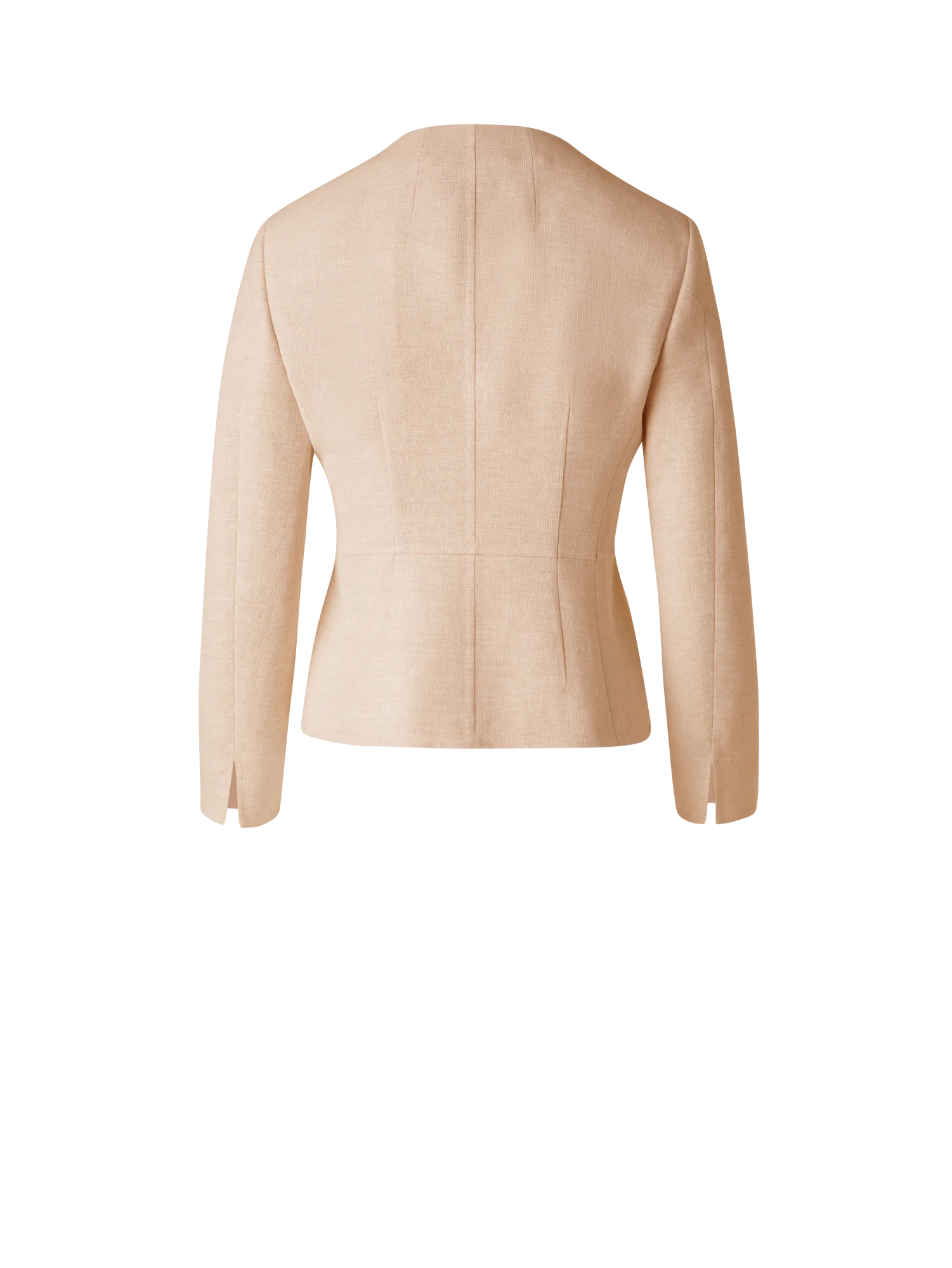 Fitted Jacket in Linen Double-Face - Image 3