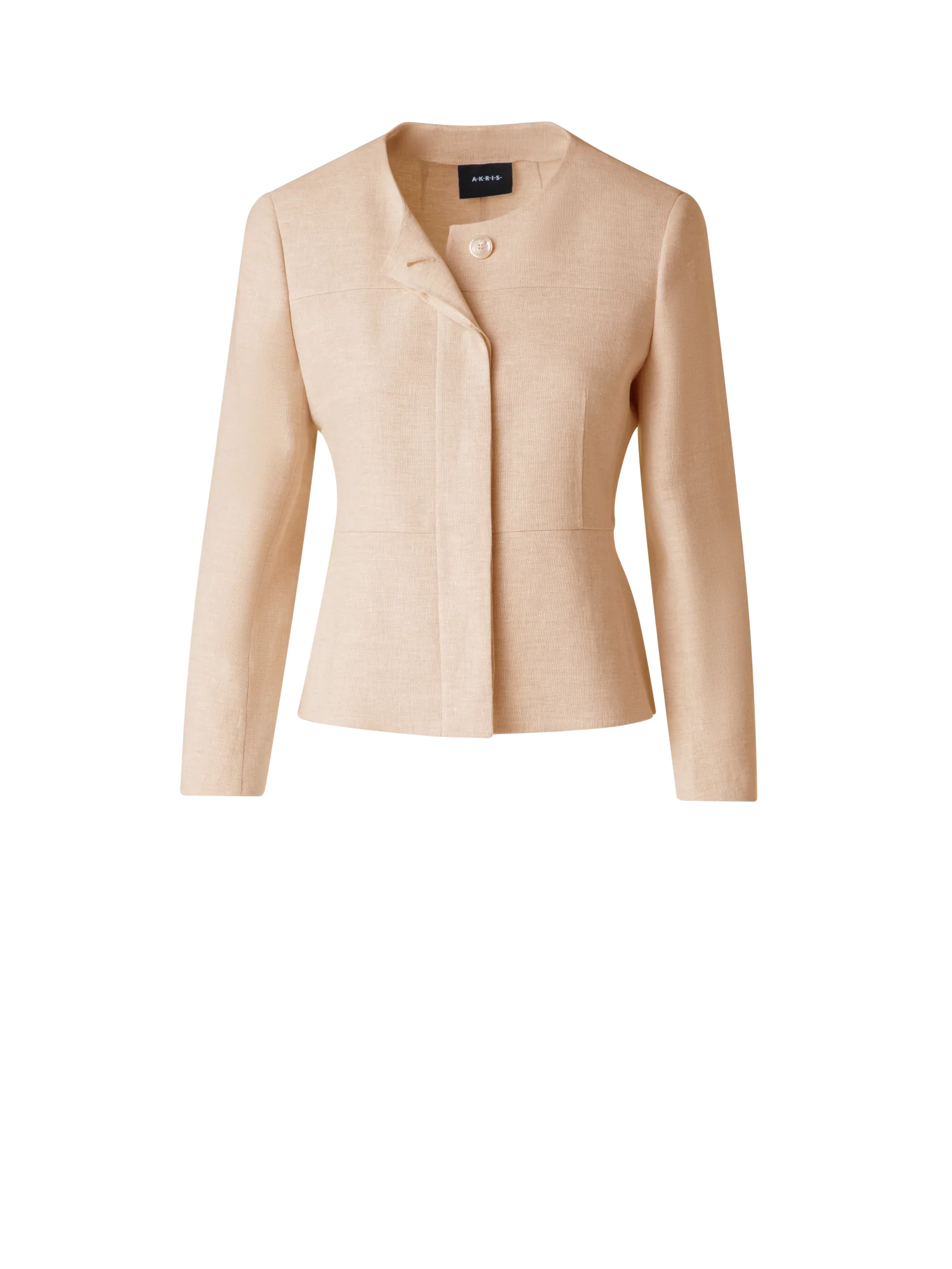 Fitted Jacket in Linen Double-Face - Image 5