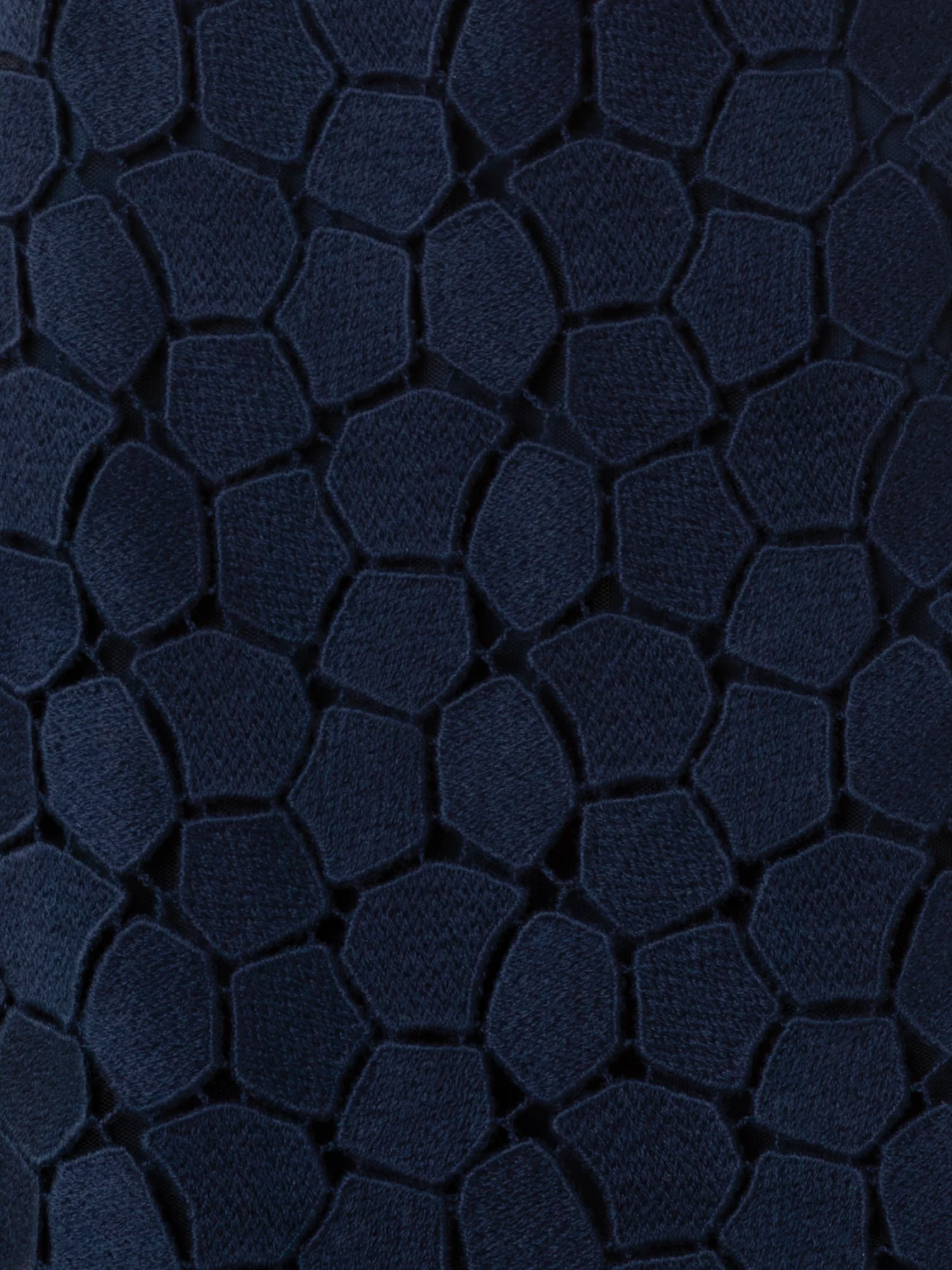 Fringe Sheath Dress in Lapis Lazuli Embroidery - Image 6