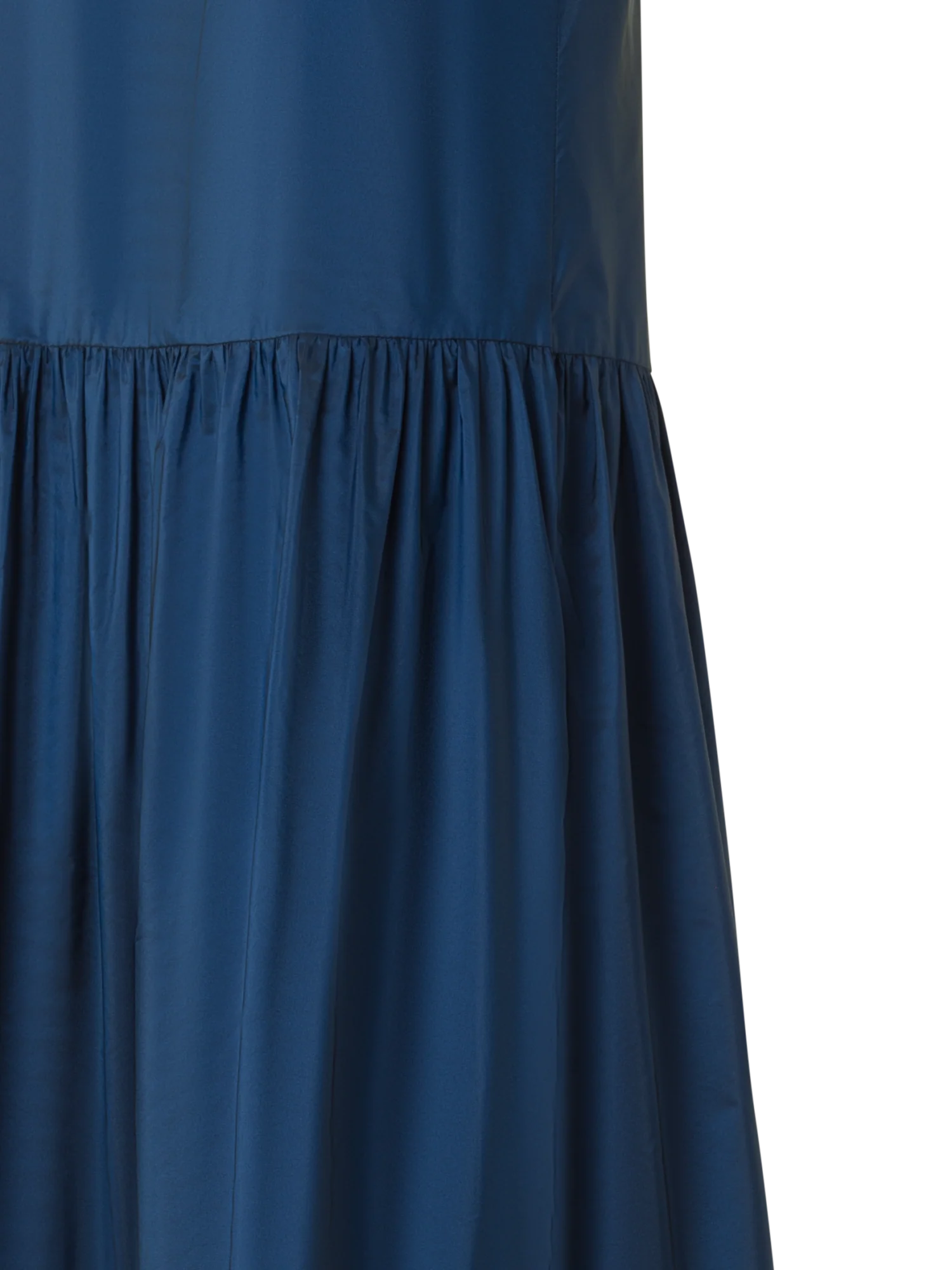 Halter Maxi Dress in Tiered Techno Taffeta - Image 3