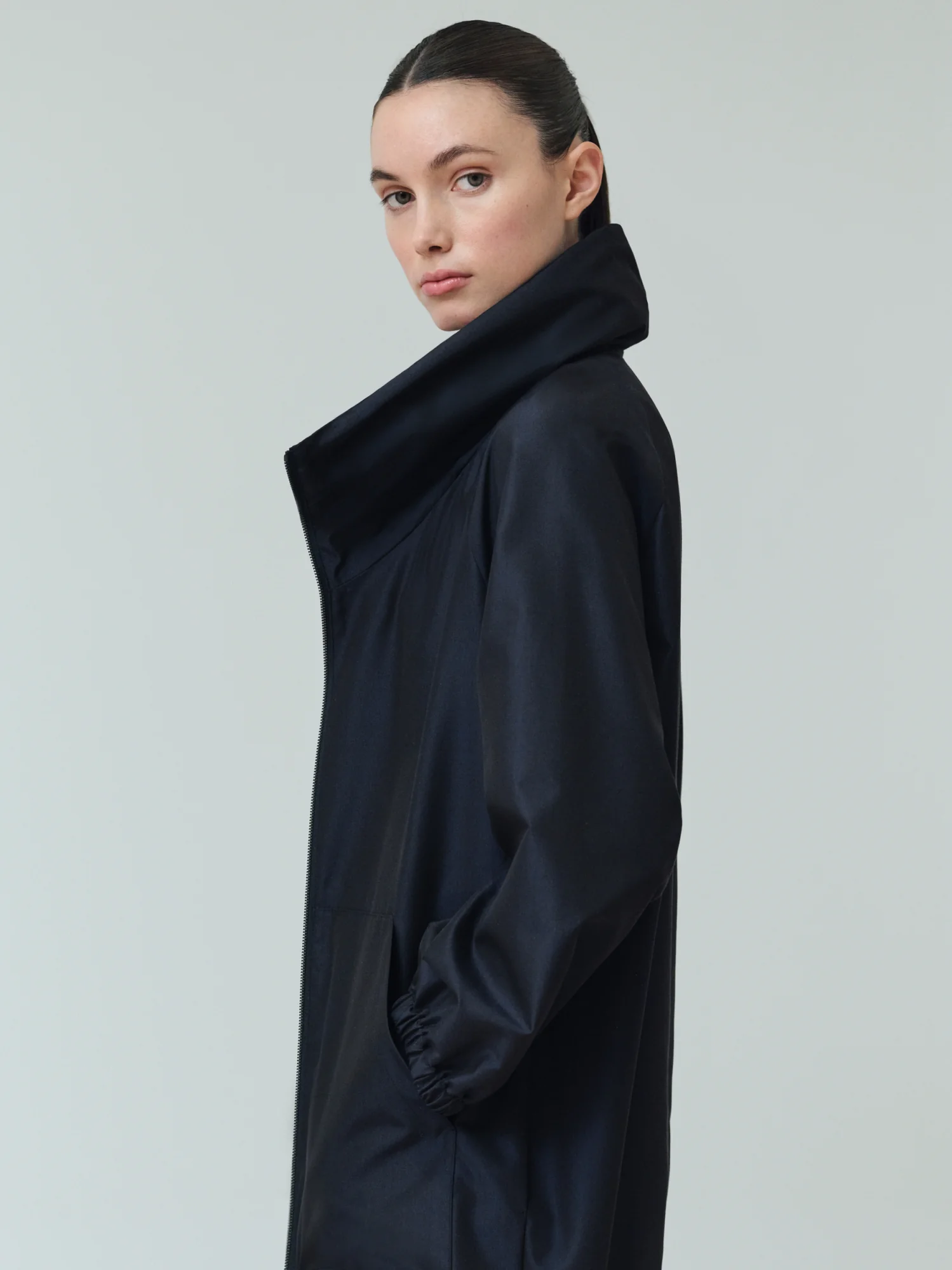 Water-Repellent Silk Taffeta Parka - Image 2
