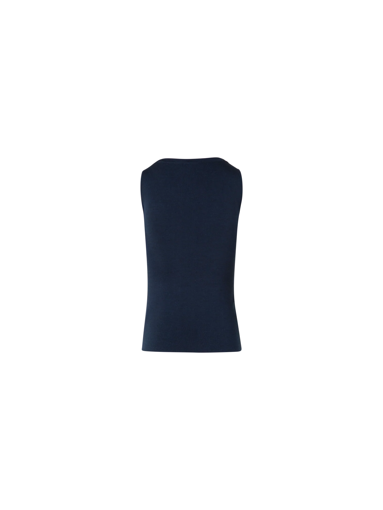 Knit Tank Top in Silk Stretch - Image 4