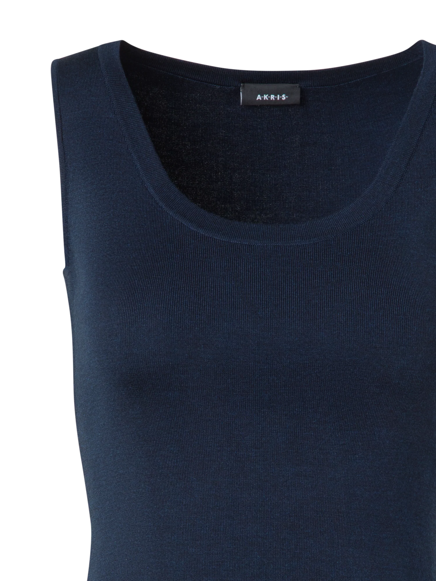 Knit Tank Top in Silk Stretch - Image 5