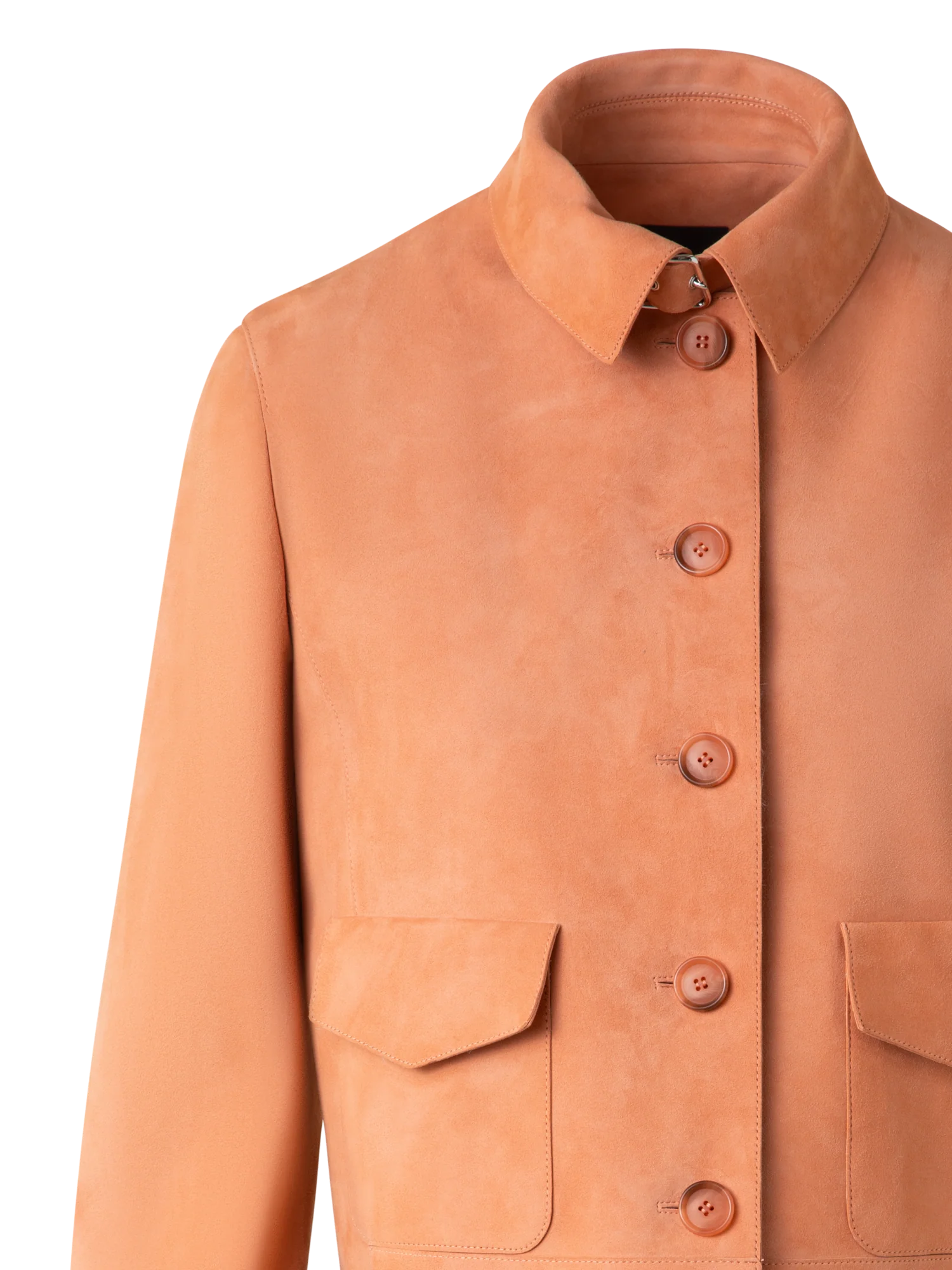 Leather Bomber Jacket - Image 5