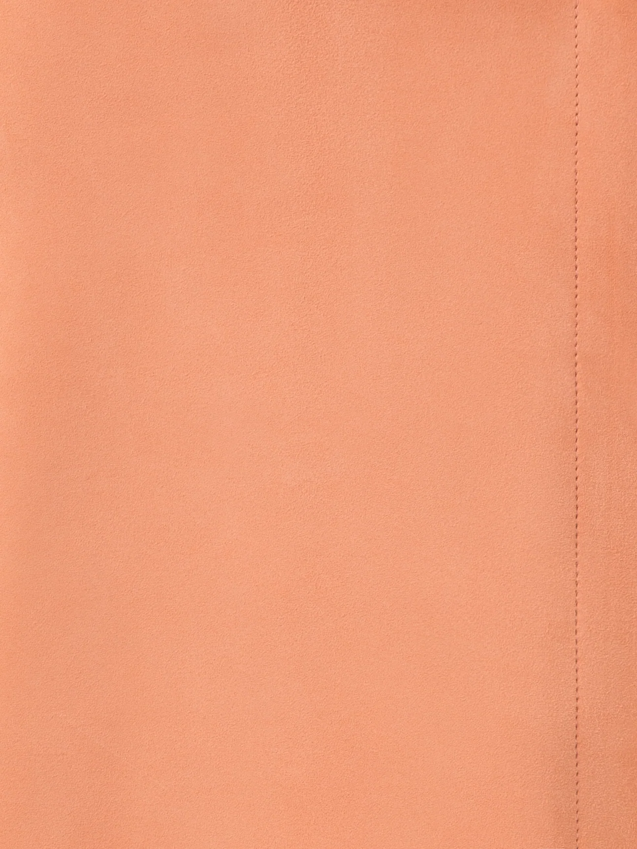 Long Pencil Skirt in Nubuck Lamb Leather - Image 6