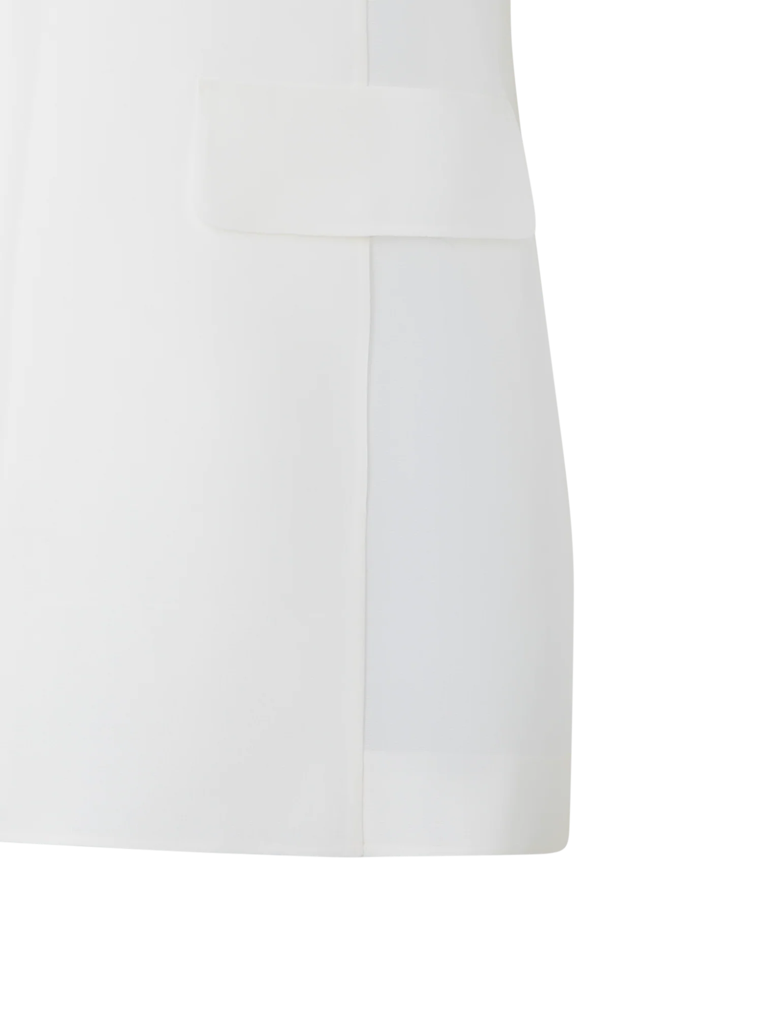 Long Sheer Silk Organza Gilet - Image 3