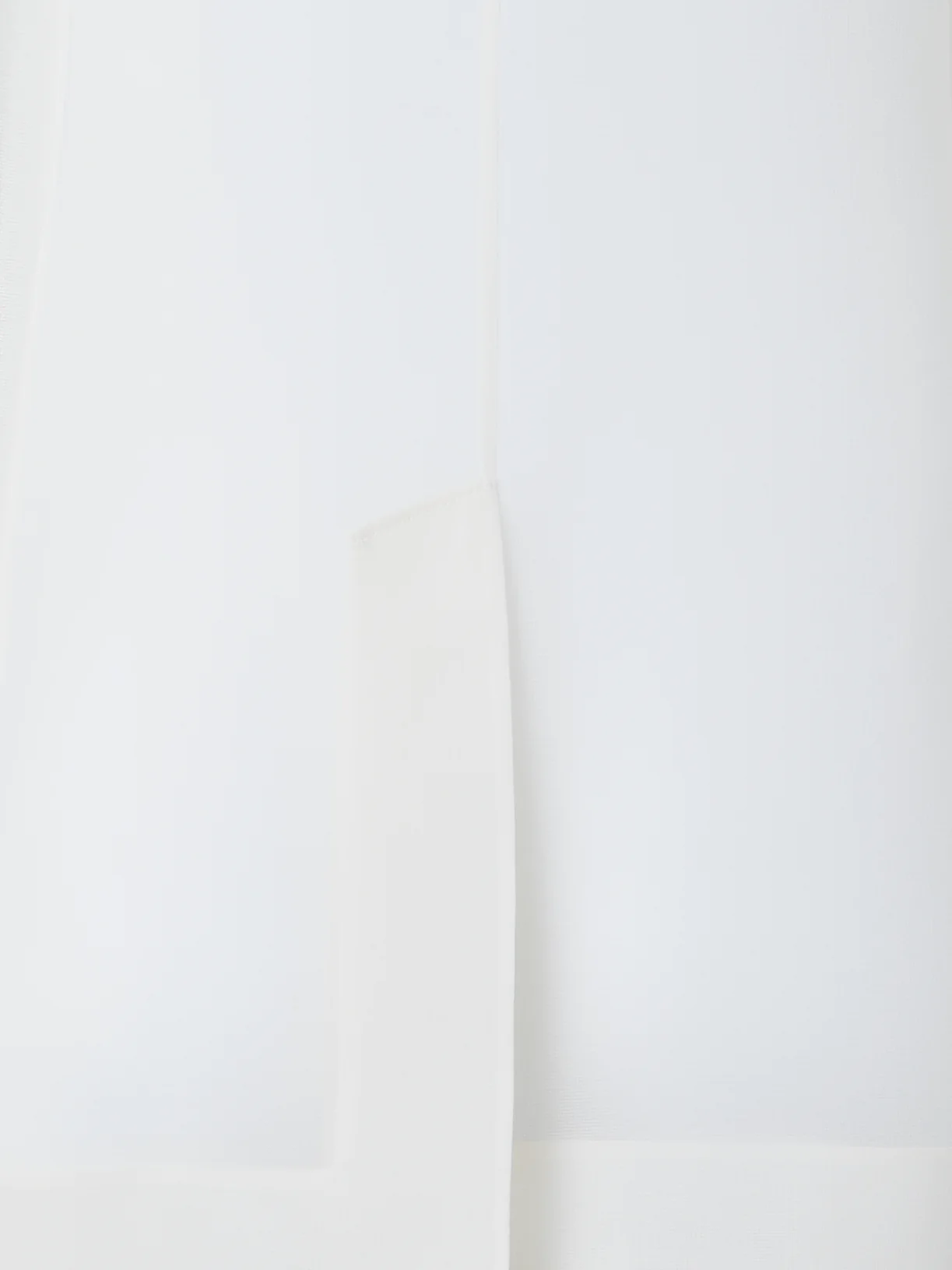 Long Sheer Silk Organza Gilet - Image 6