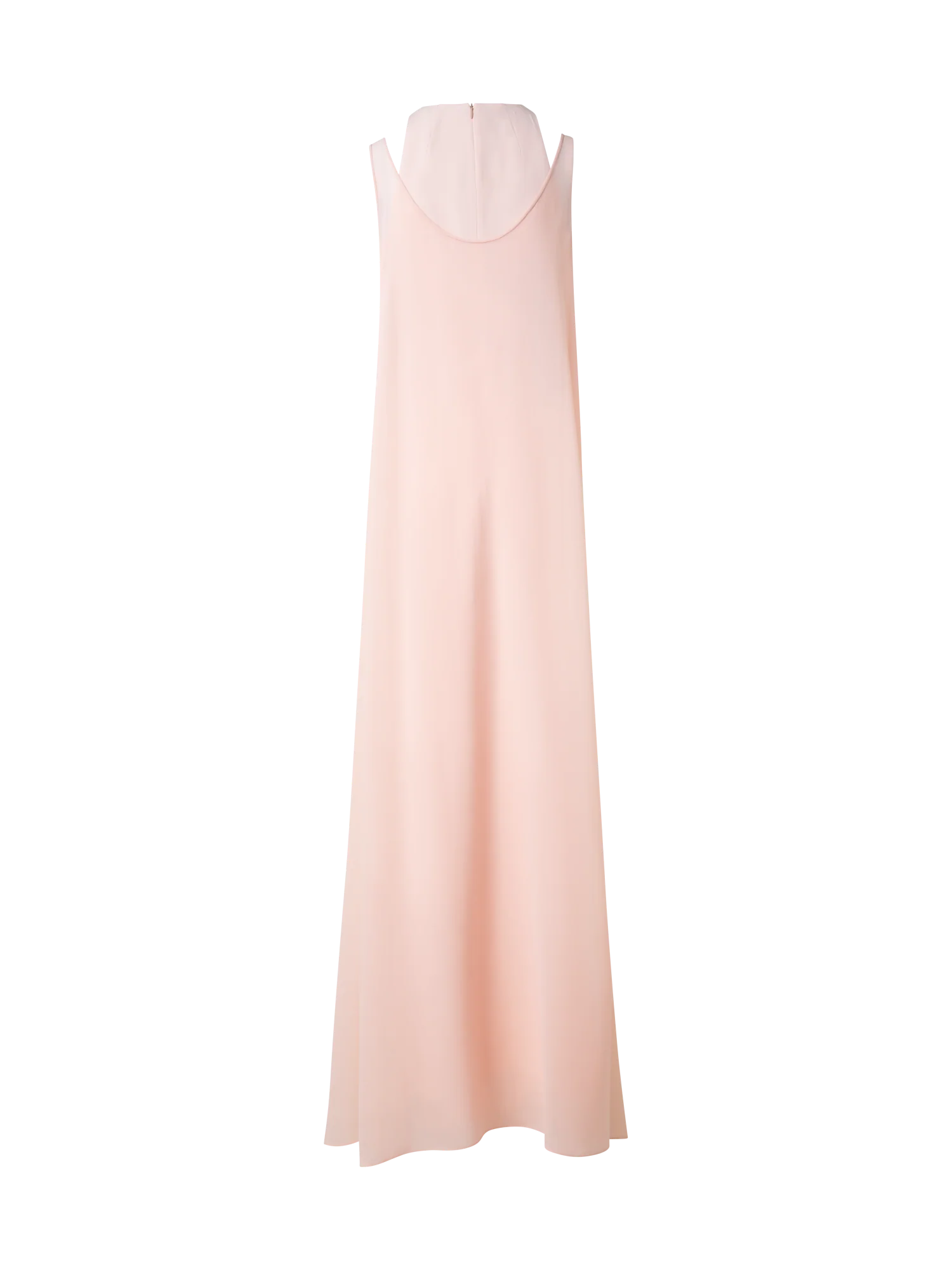 Long Silk Gown with Silk Georgette Overlayer - Image 4