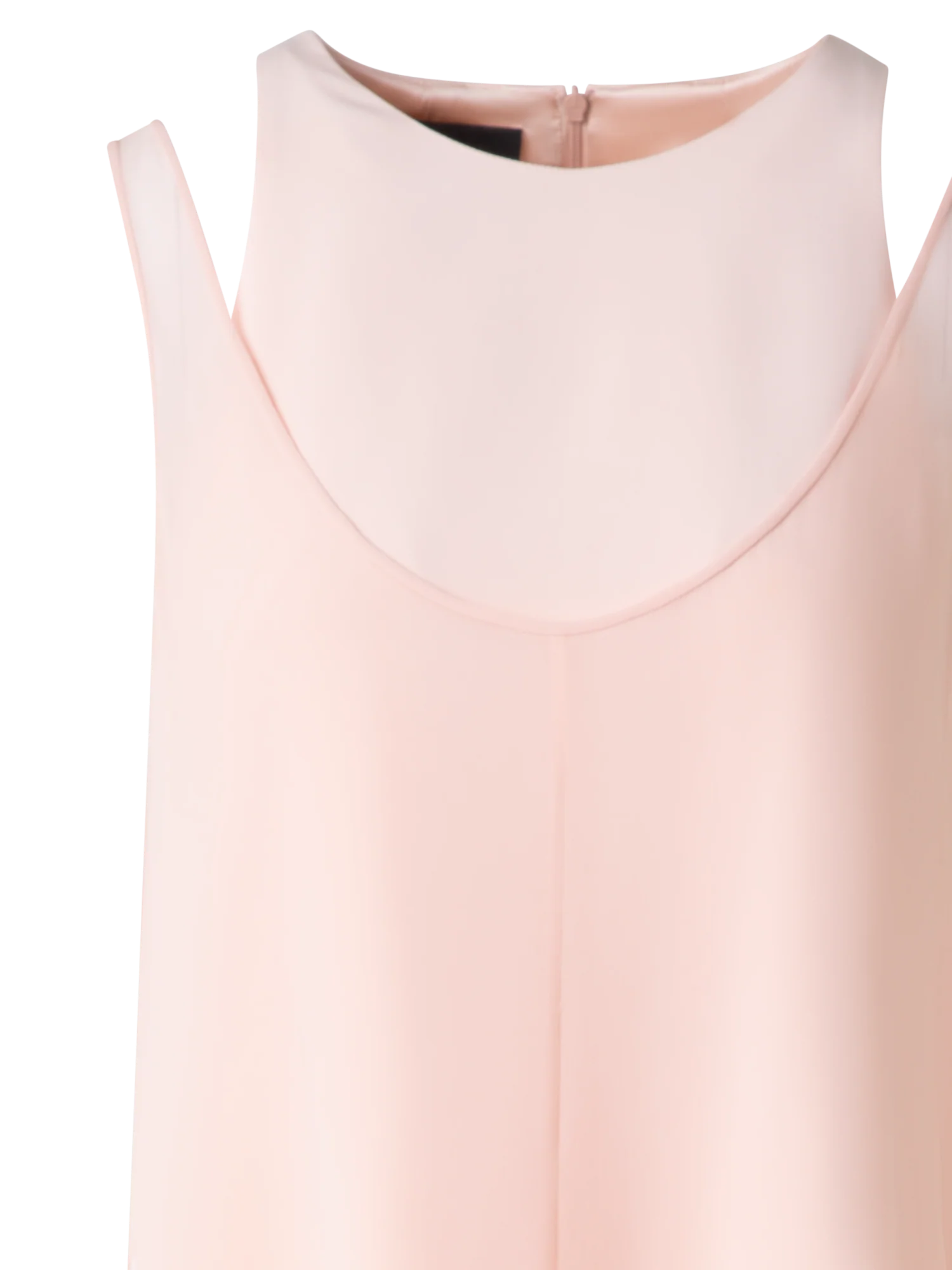 Long Silk Gown with Silk Georgette Overlayer - Image 5