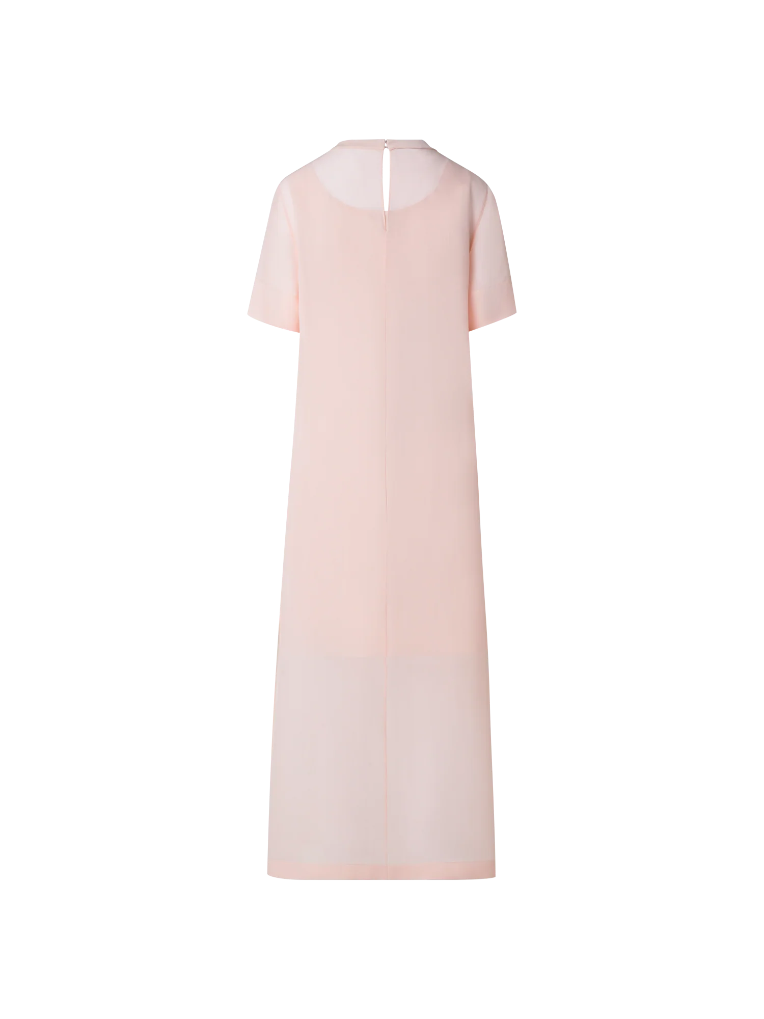 Long Silk T-Shirt Dress - Image 4