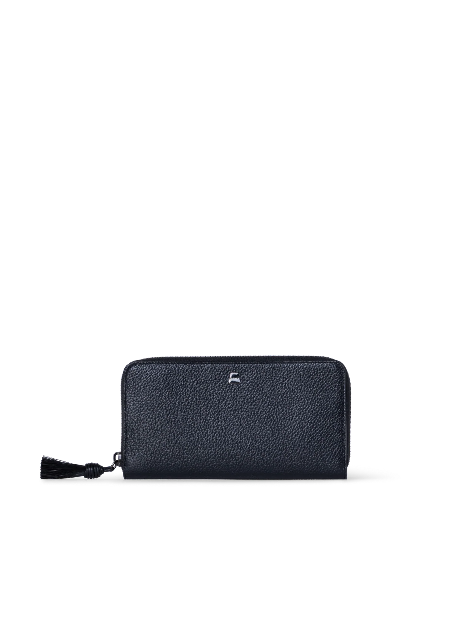 Long Zip Around Wallet in Leather