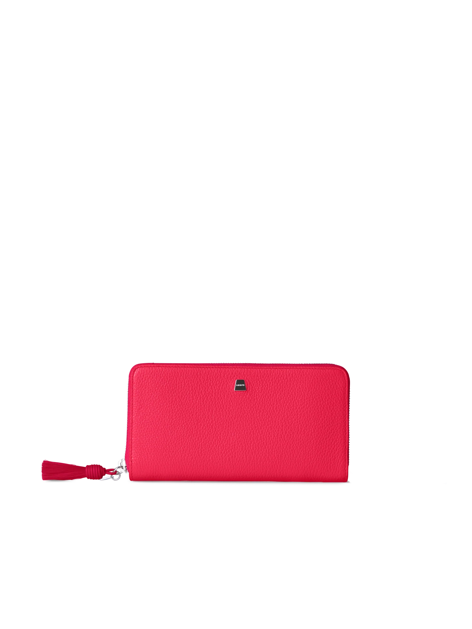 Long Zip Around Wallet in Leather