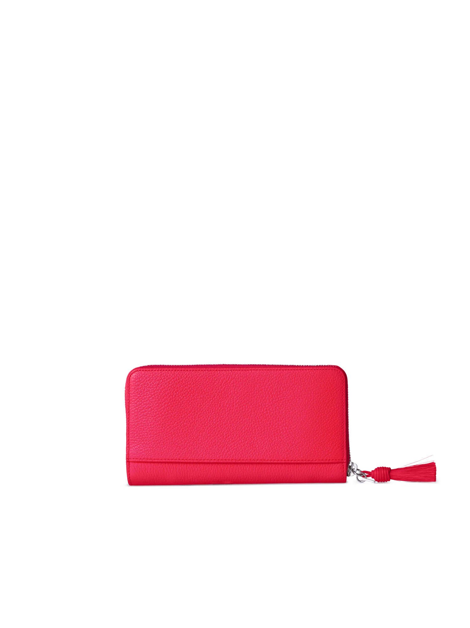Long Zip Around Wallet in Leather - Image 2