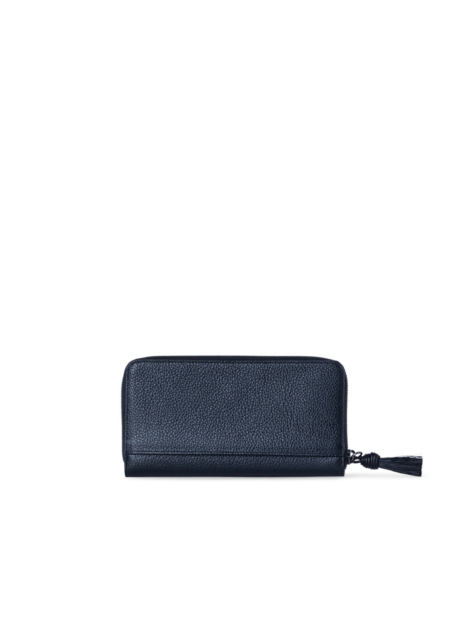 Long Zip Around Wallet in Leather - Image 2