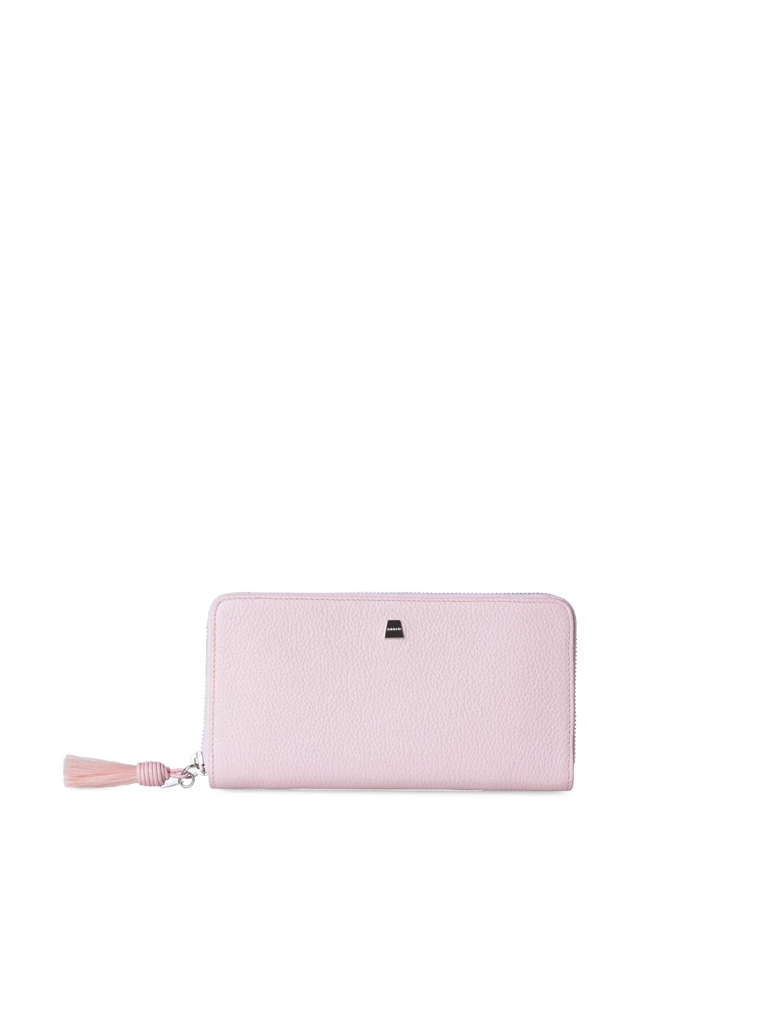Long Zip Around Wallet in Leather