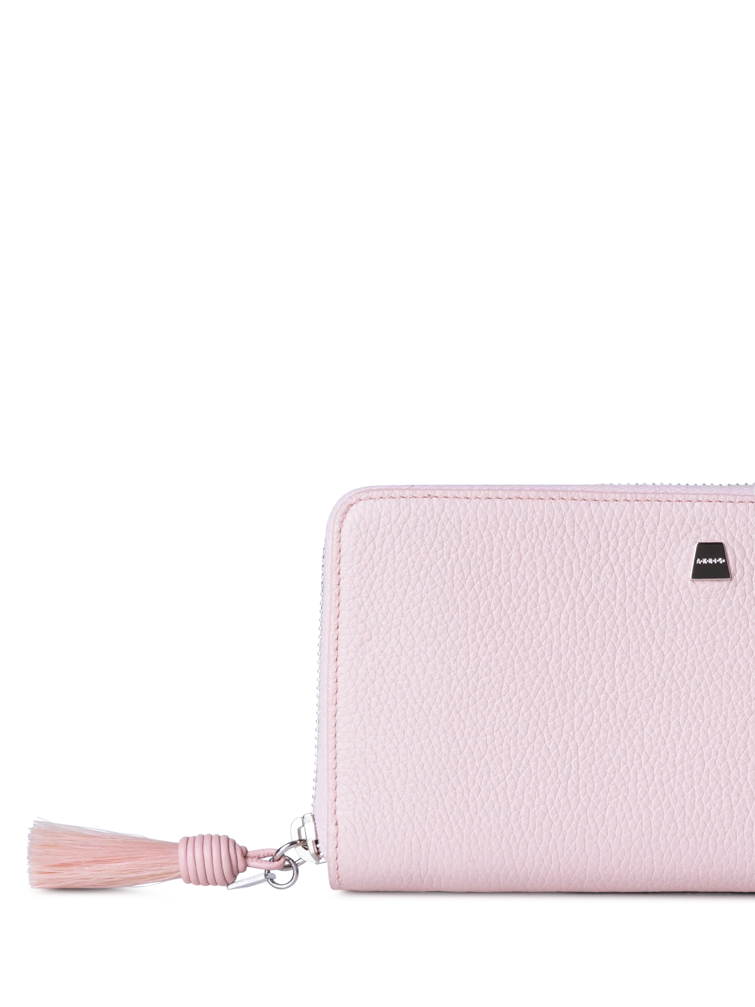 Long Zip Around Wallet in Leather - Image 3